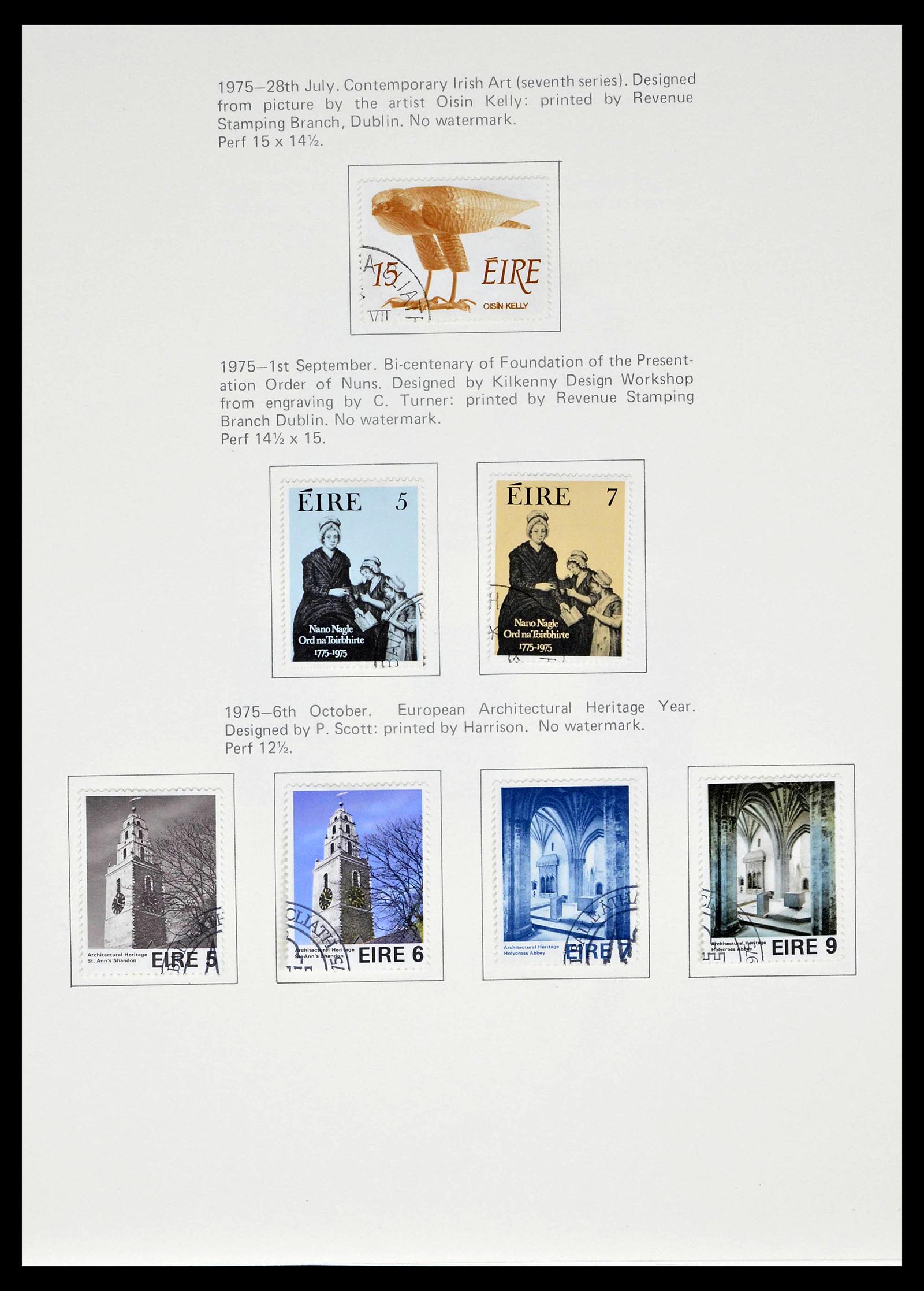 39173 0037 - Postzegelverzameling 39173 Ierland 1937-1979.