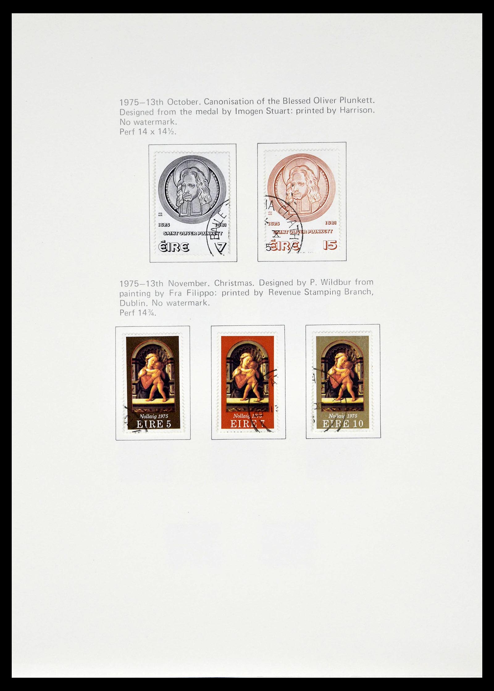39173 0038 - Postzegelverzameling 39173 Ierland 1937-1979.