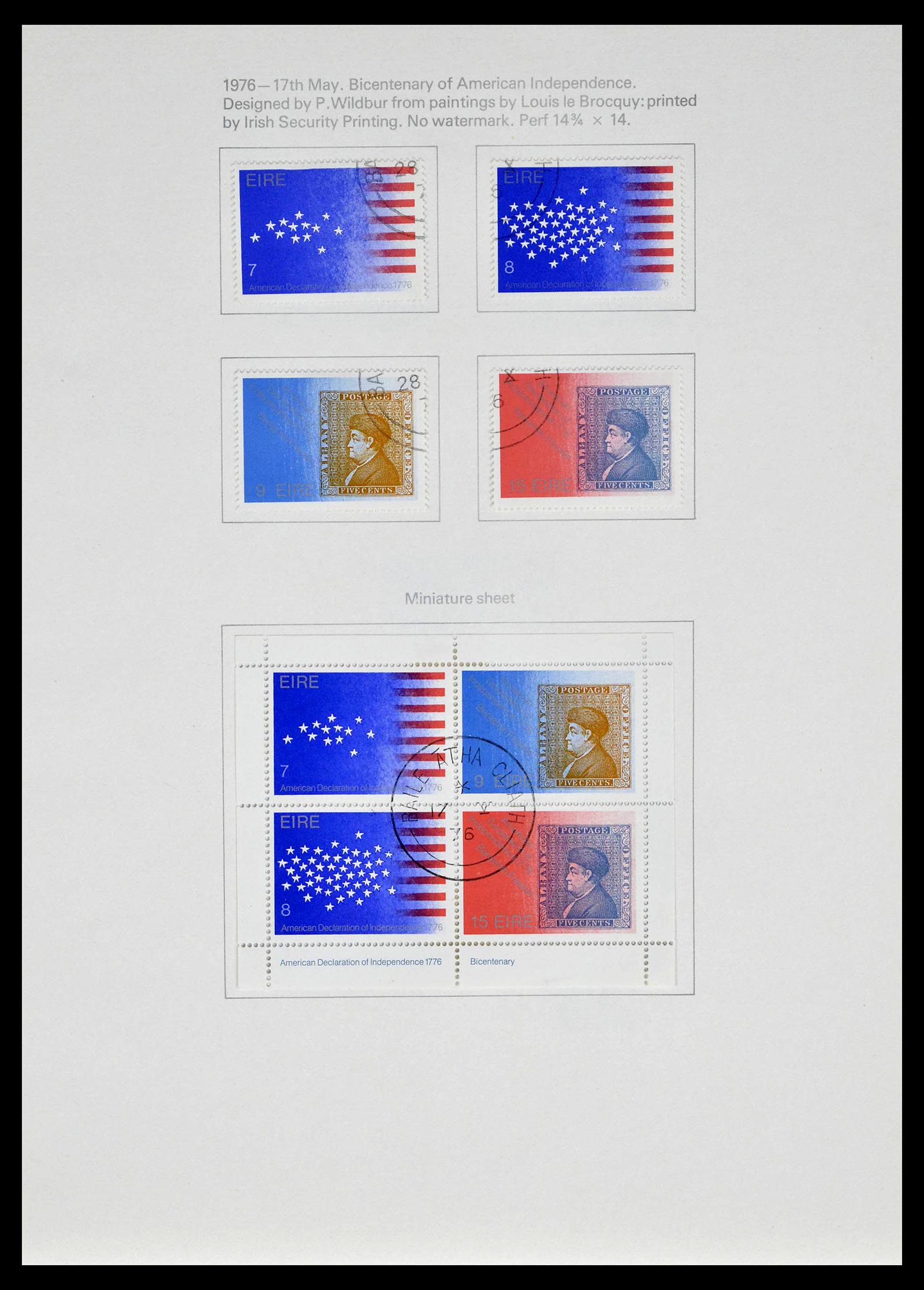 39173 0040 - Postzegelverzameling 39173 Ierland 1937-1979.