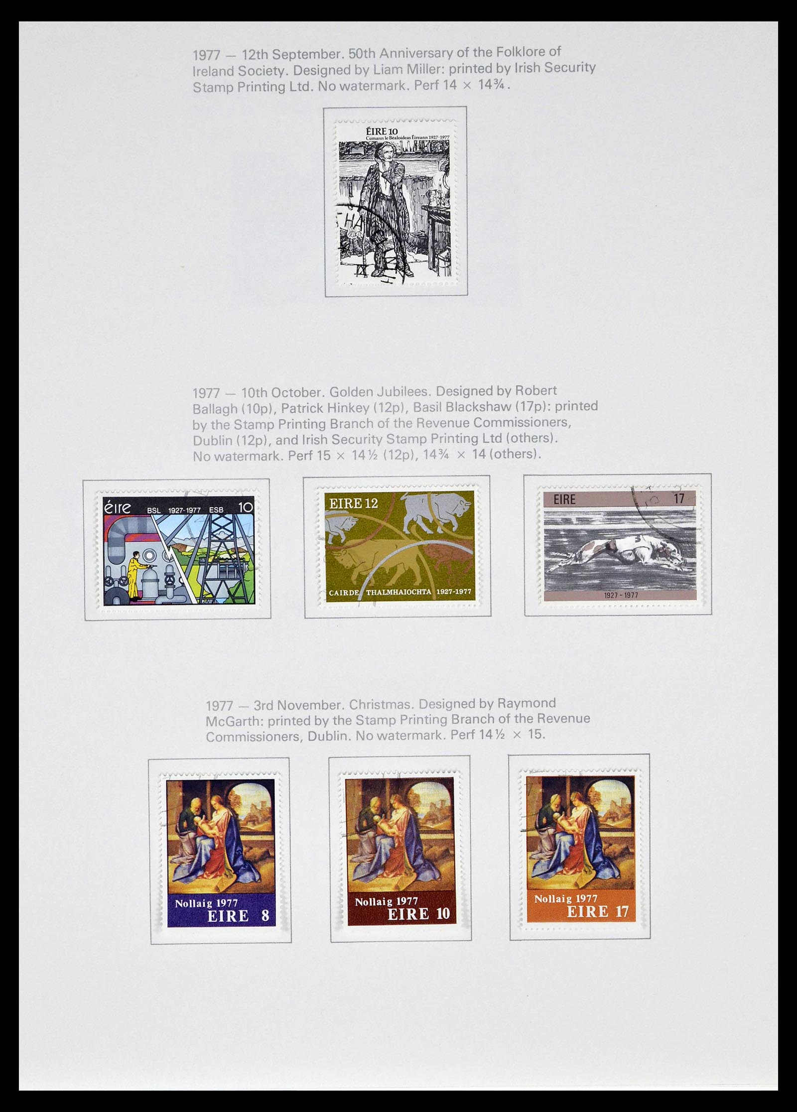 39173 0045 - Stamp collection 39173 Ireland 1937-1979.
