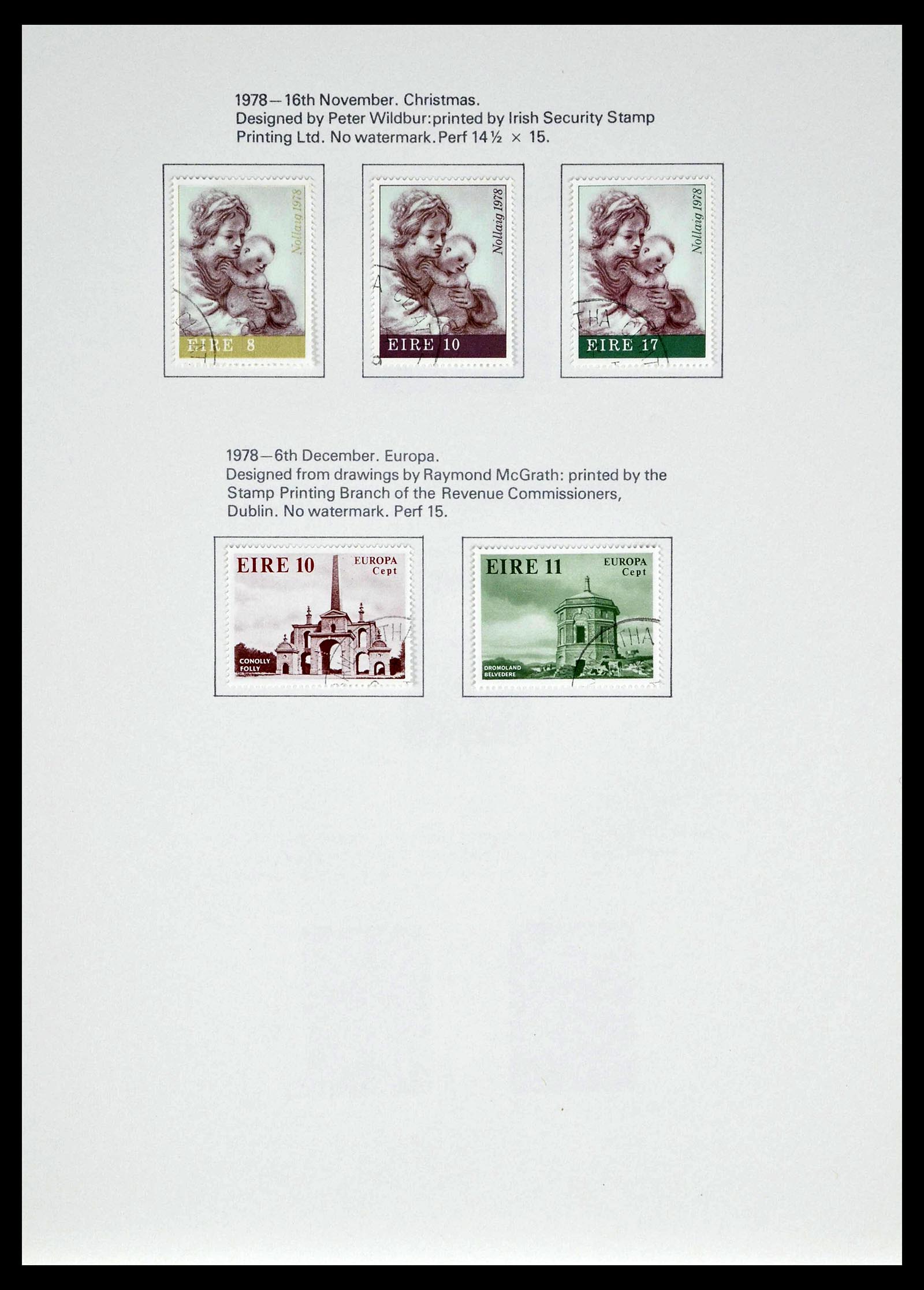 39173 0049 - Stamp collection 39173 Ireland 1937-1979.