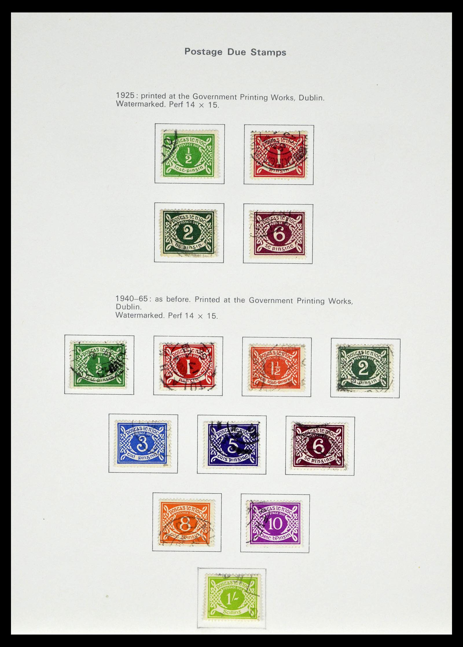39173 0055 - Stamp collection 39173 Ireland 1937-1979.