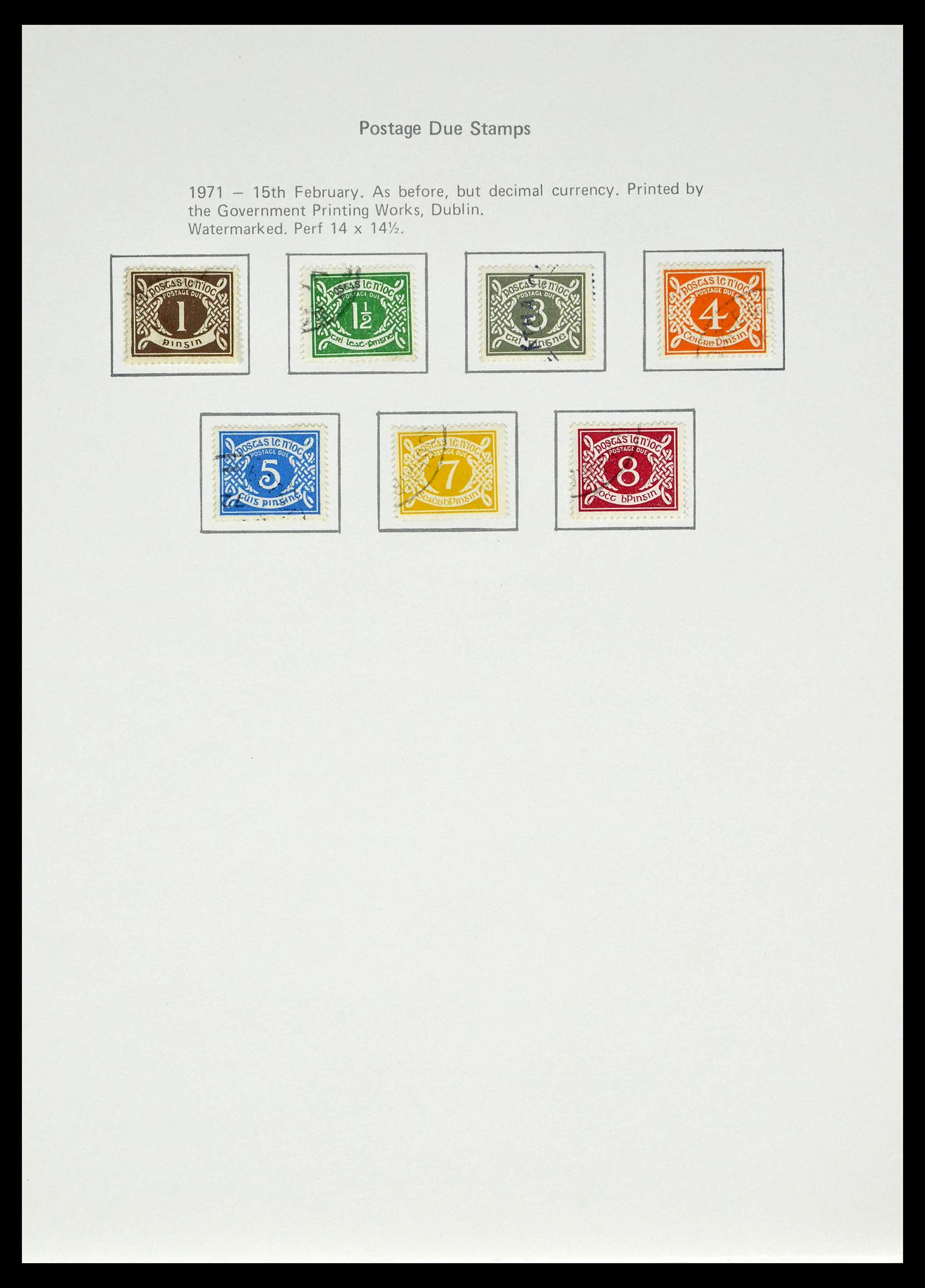 39173 0056 - Stamp collection 39173 Ireland 1937-1979.