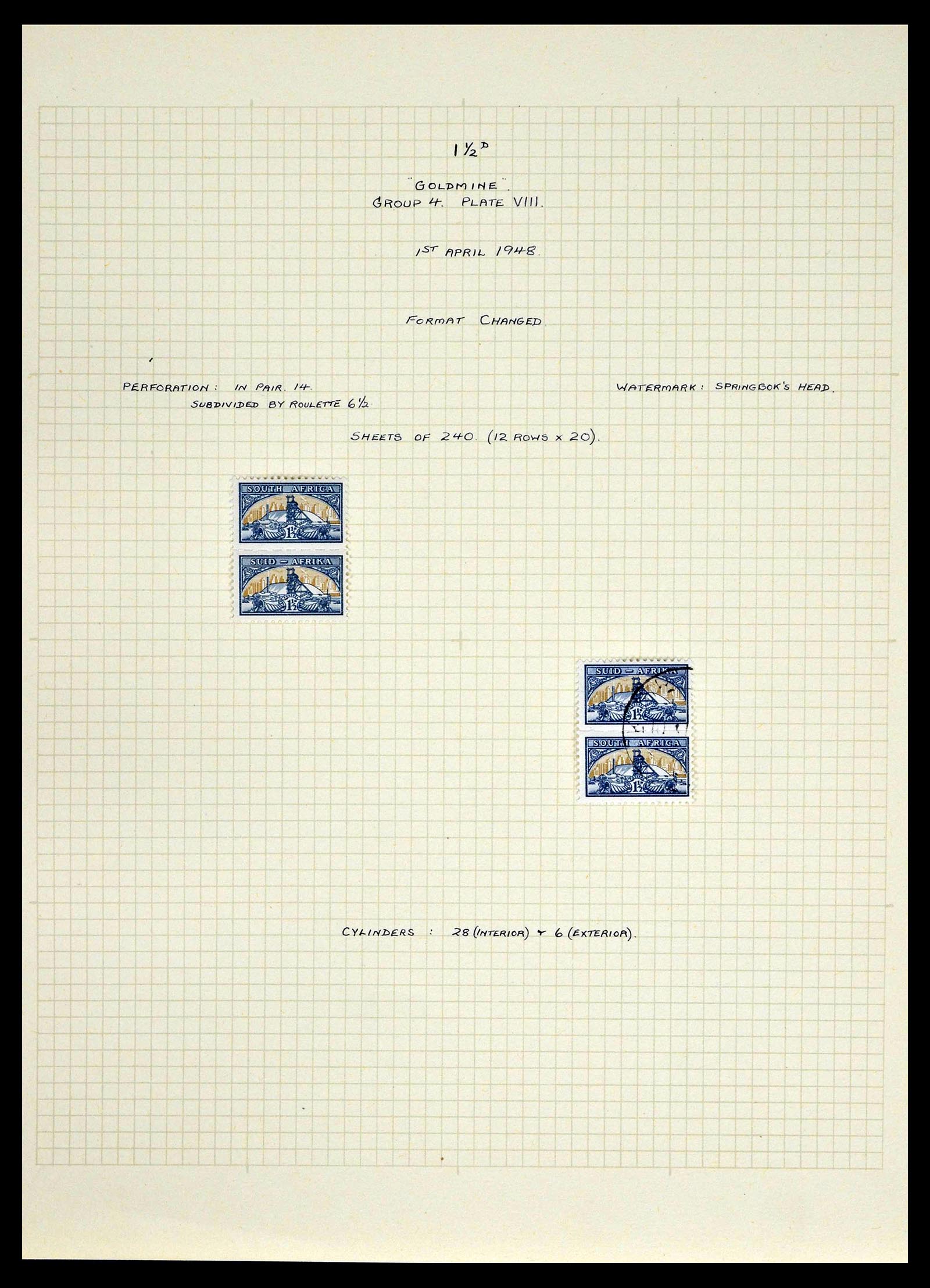 39174 0031 - Stamp collection 39174 South Africa 1926-1954.