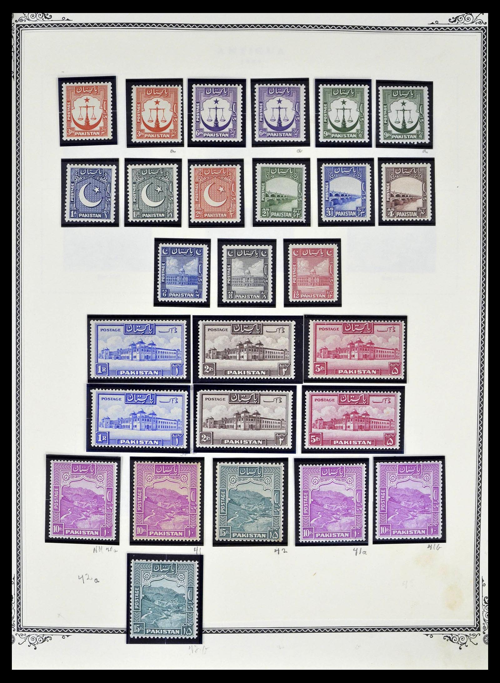 39177 0004 - Postzegelverzameling 39177 Pakistan 1947-1980.