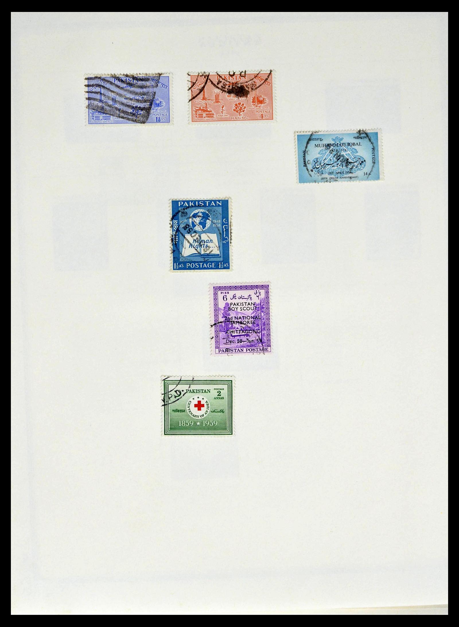39177 0011 - Postzegelverzameling 39177 Pakistan 1947-1980.