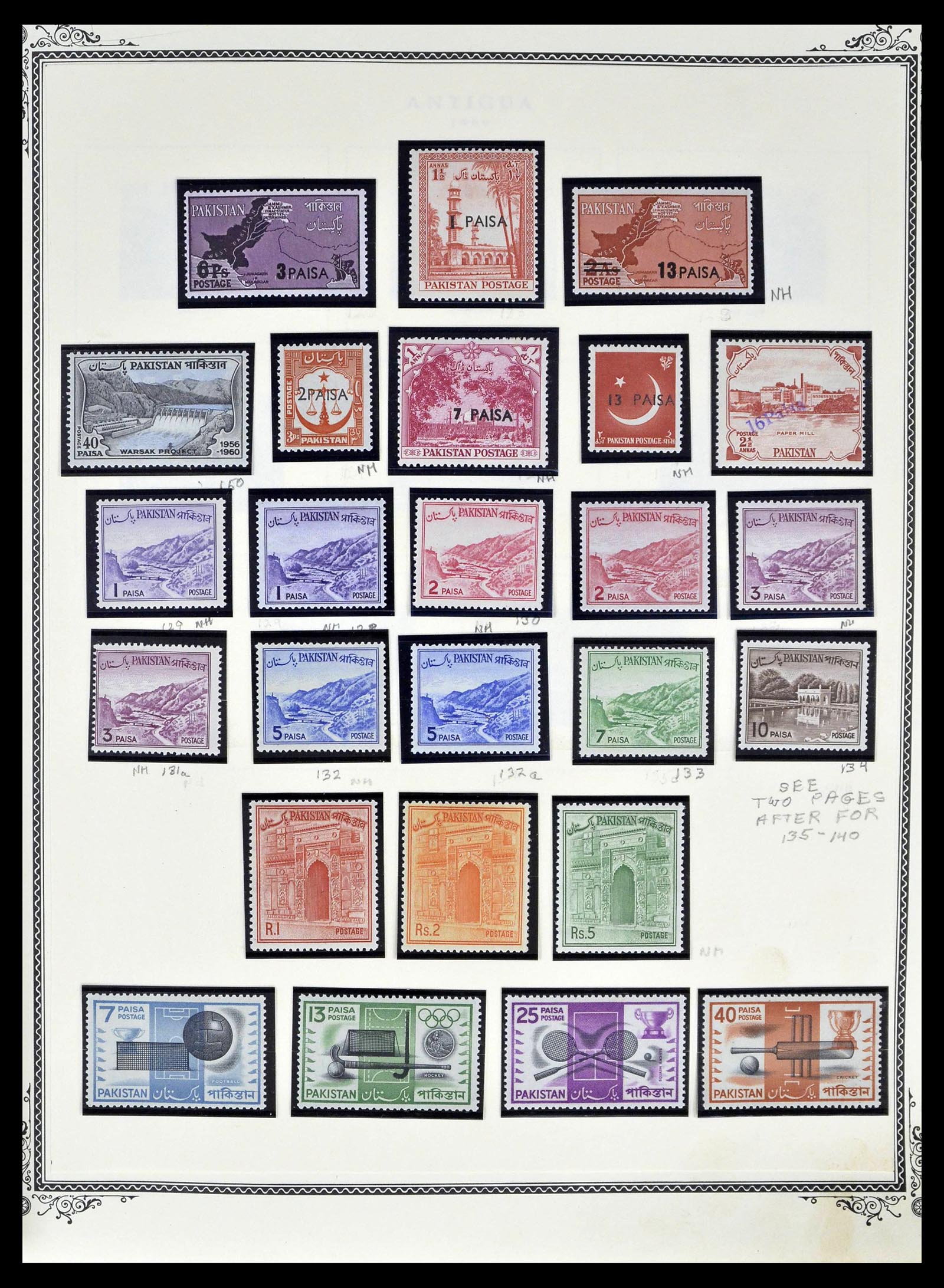39177 0016 - Stamp collection 39177 Pakistan 1947-1980.
