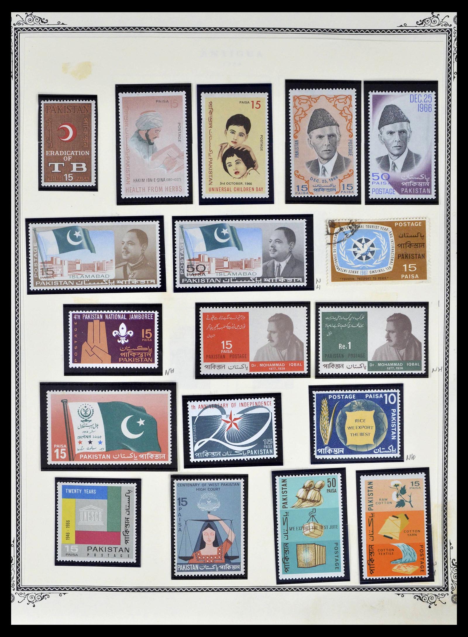 39177 0028 - Stamp collection 39177 Pakistan 1947-1980.