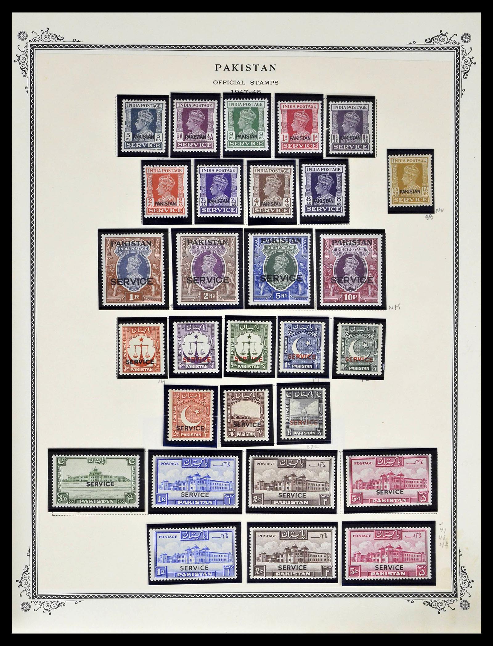 39177 0064 - Postzegelverzameling 39177 Pakistan 1947-1980.