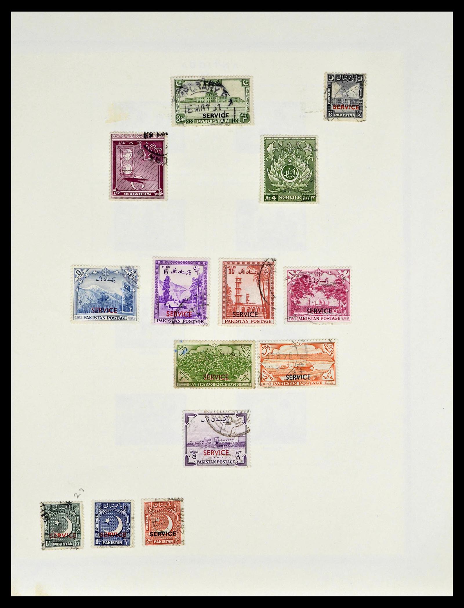 39177 0065 - Postzegelverzameling 39177 Pakistan 1947-1980.