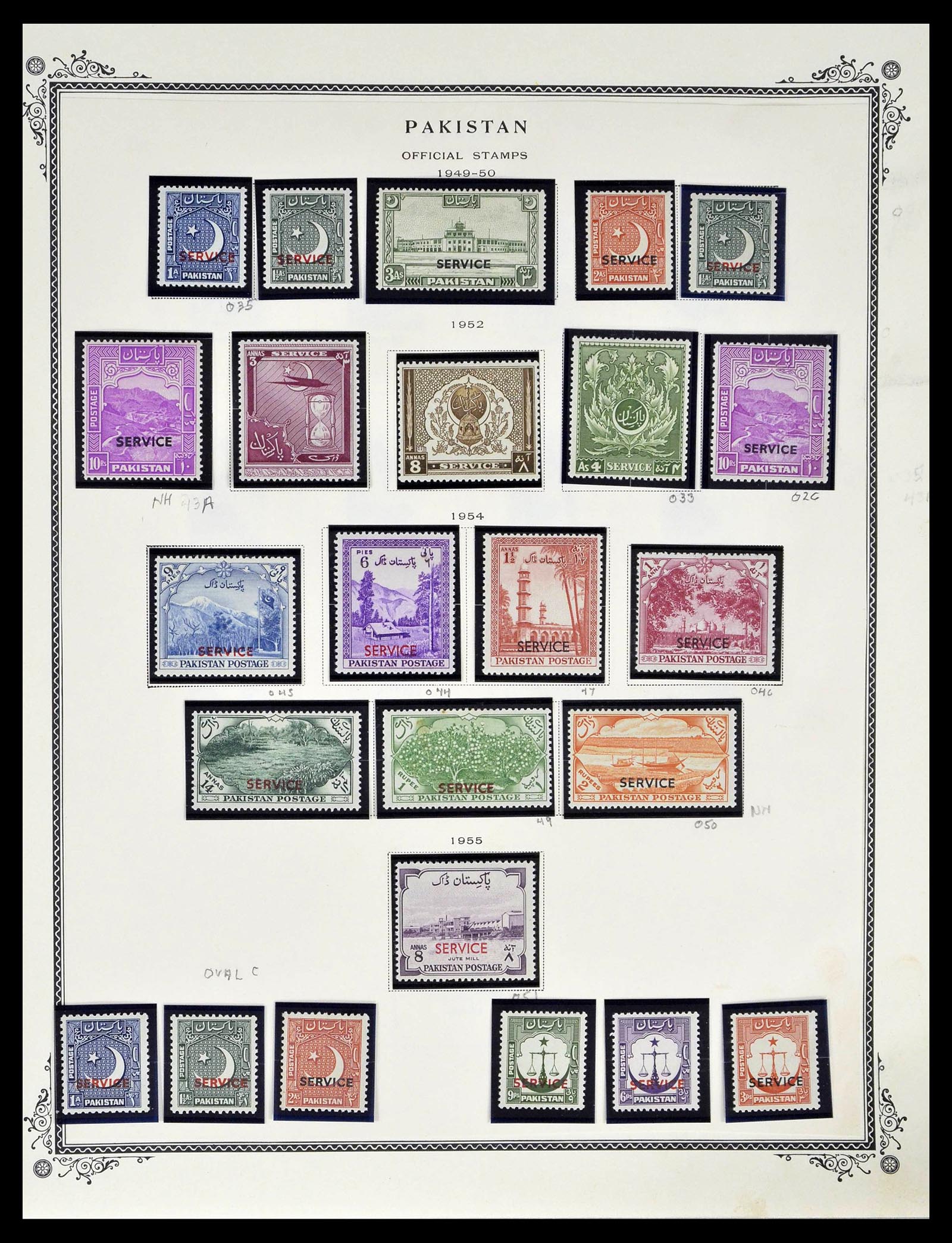 39177 0066 - Postzegelverzameling 39177 Pakistan 1947-1980.