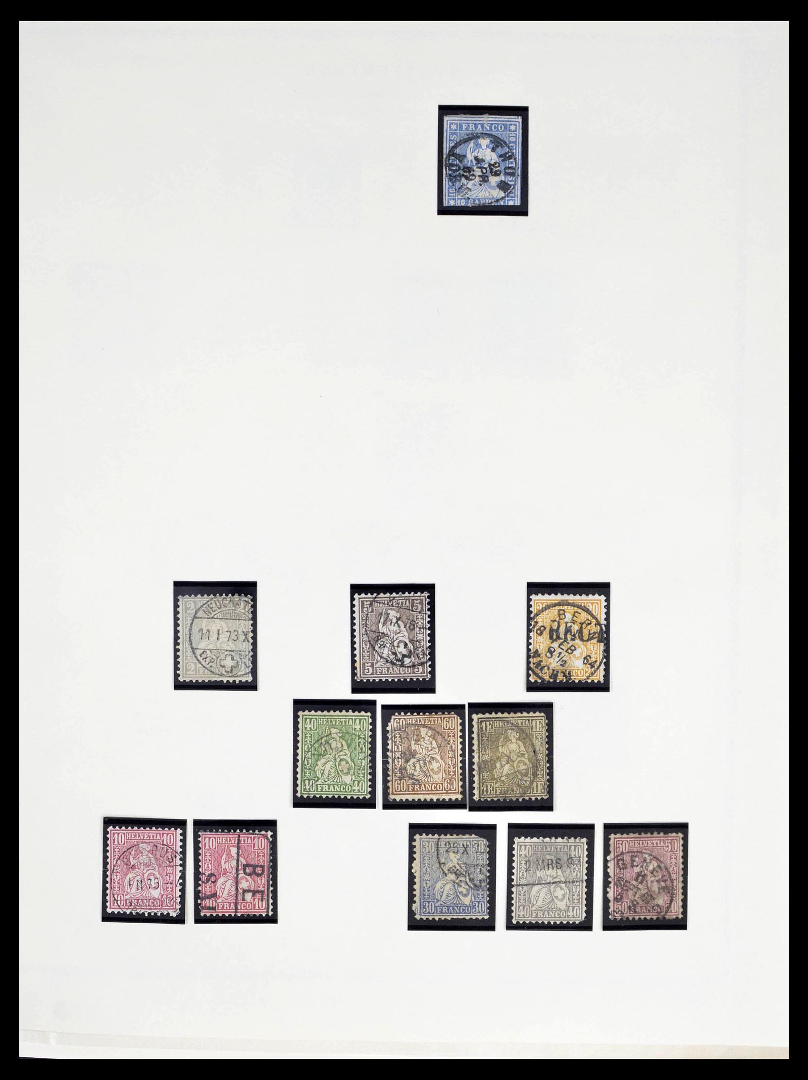 39178 0002 - Stamp collection 39178 Switzerland 1850-1989.