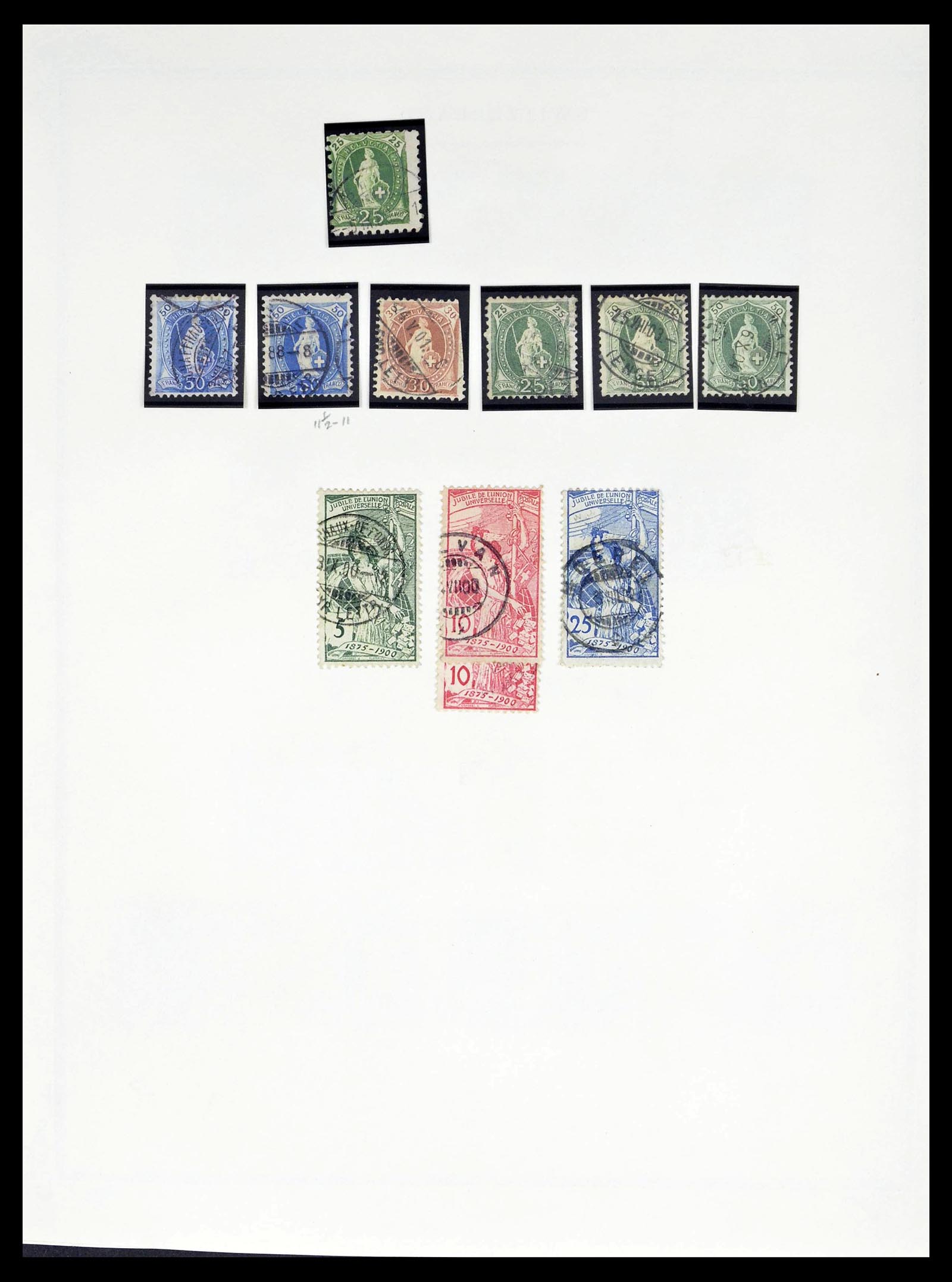 39178 0006 - Stamp collection 39178 Switzerland 1850-1989.