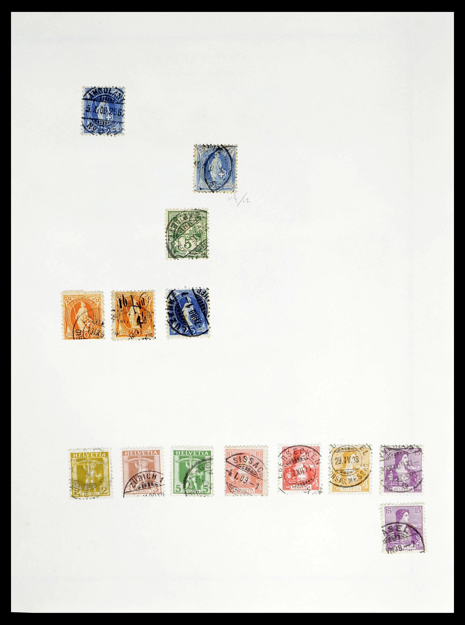 39178 0008 - Stamp collection 39178 Switzerland 1850-1989.
