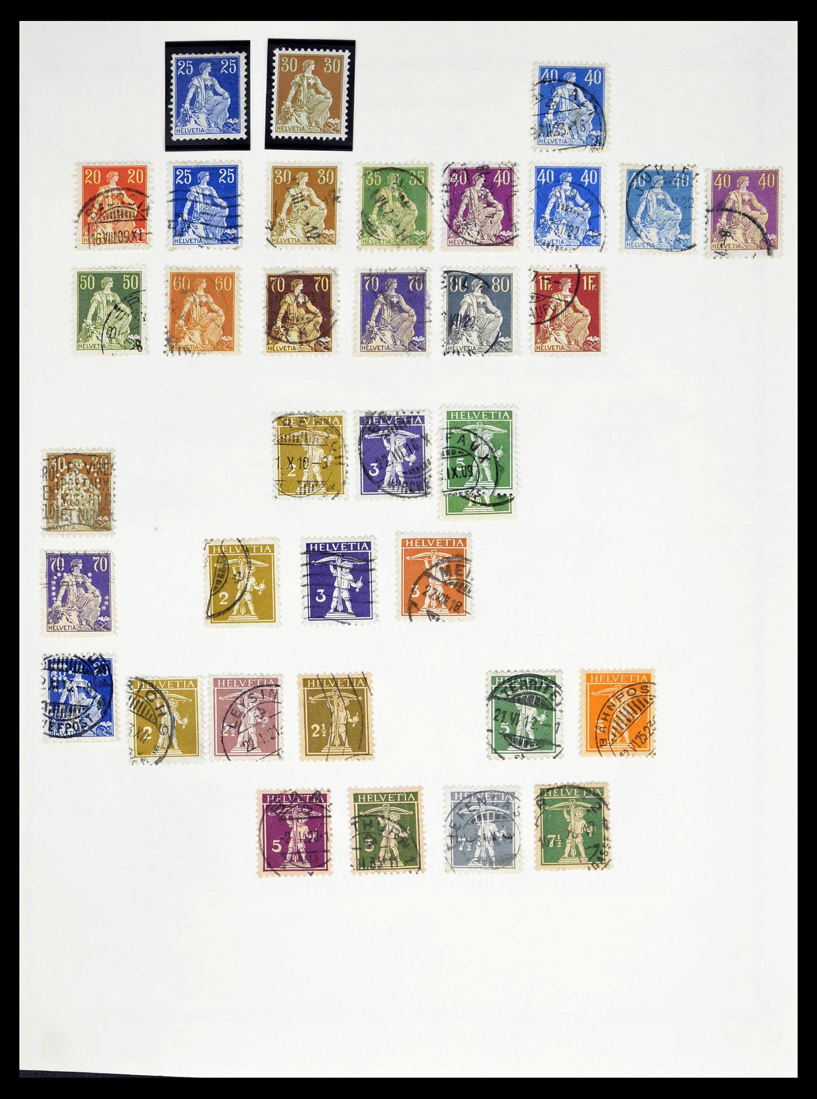 39178 0010 - Stamp collection 39178 Switzerland 1850-1989.
