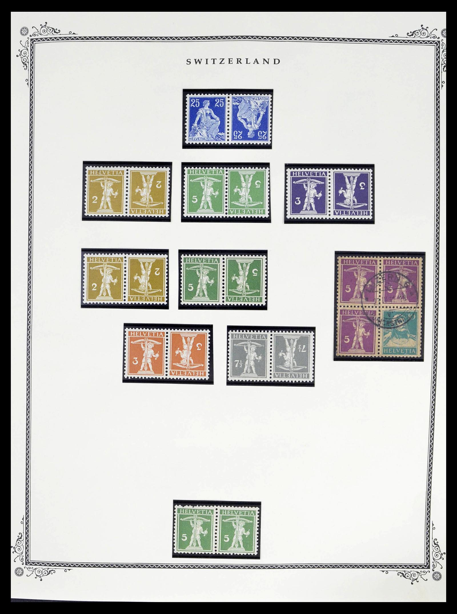 39178 0012 - Stamp collection 39178 Switzerland 1850-1989.
