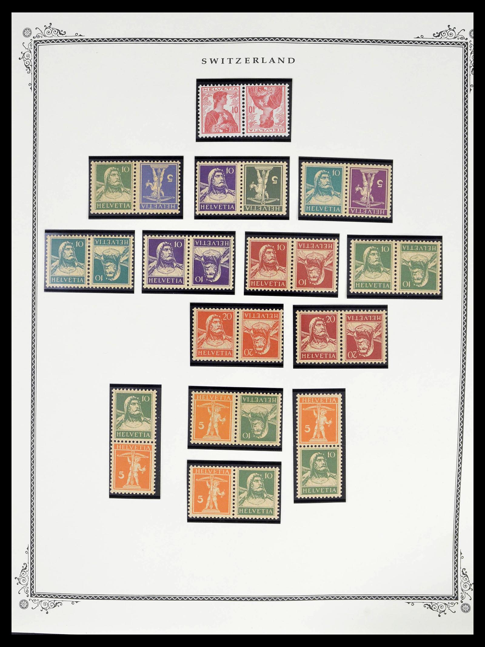 39178 0016 - Stamp collection 39178 Switzerland 1850-1989.