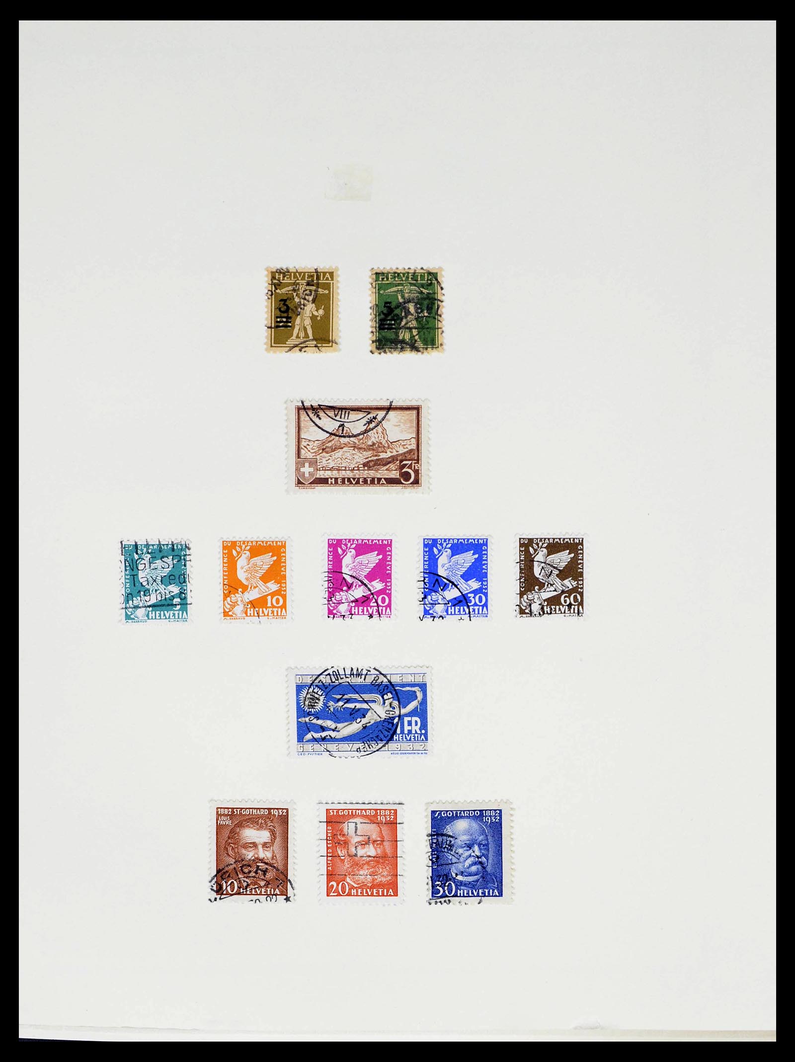 39178 0020 - Stamp collection 39178 Switzerland 1850-1989.