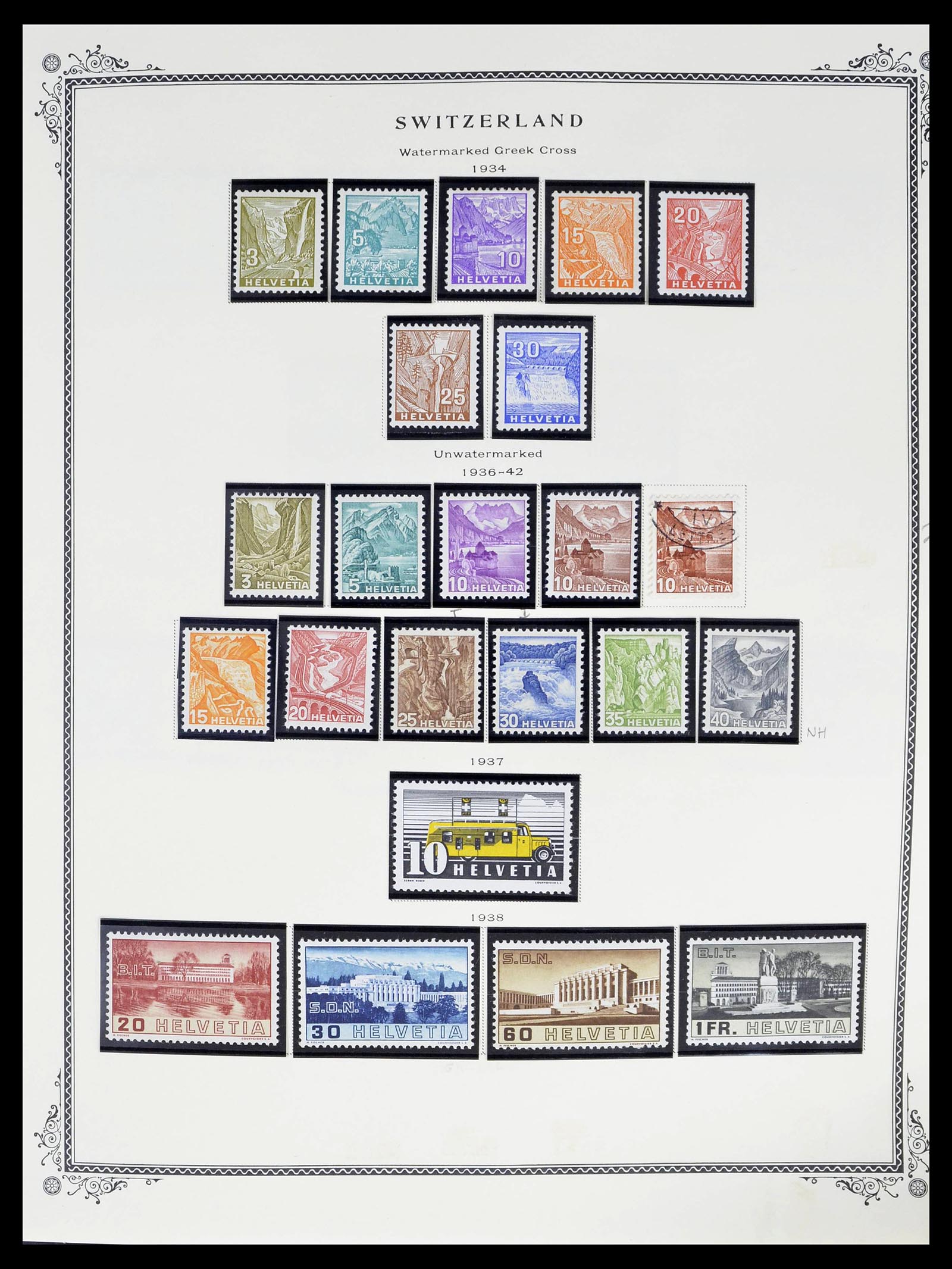 39178 0023 - Stamp collection 39178 Switzerland 1850-1989.