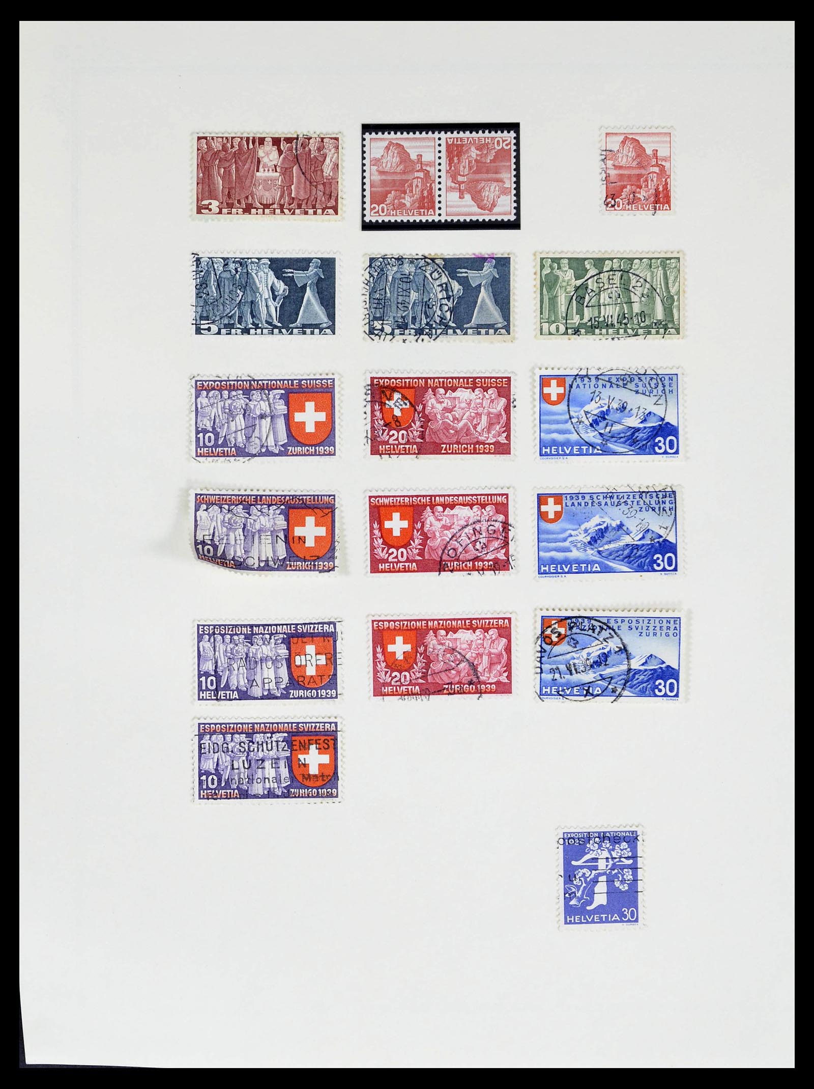 39178 0026 - Stamp collection 39178 Switzerland 1850-1989.