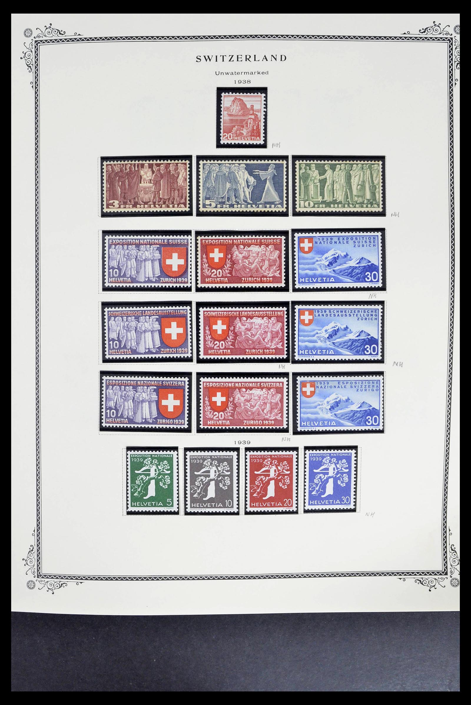 39178 0027 - Stamp collection 39178 Switzerland 1850-1989.