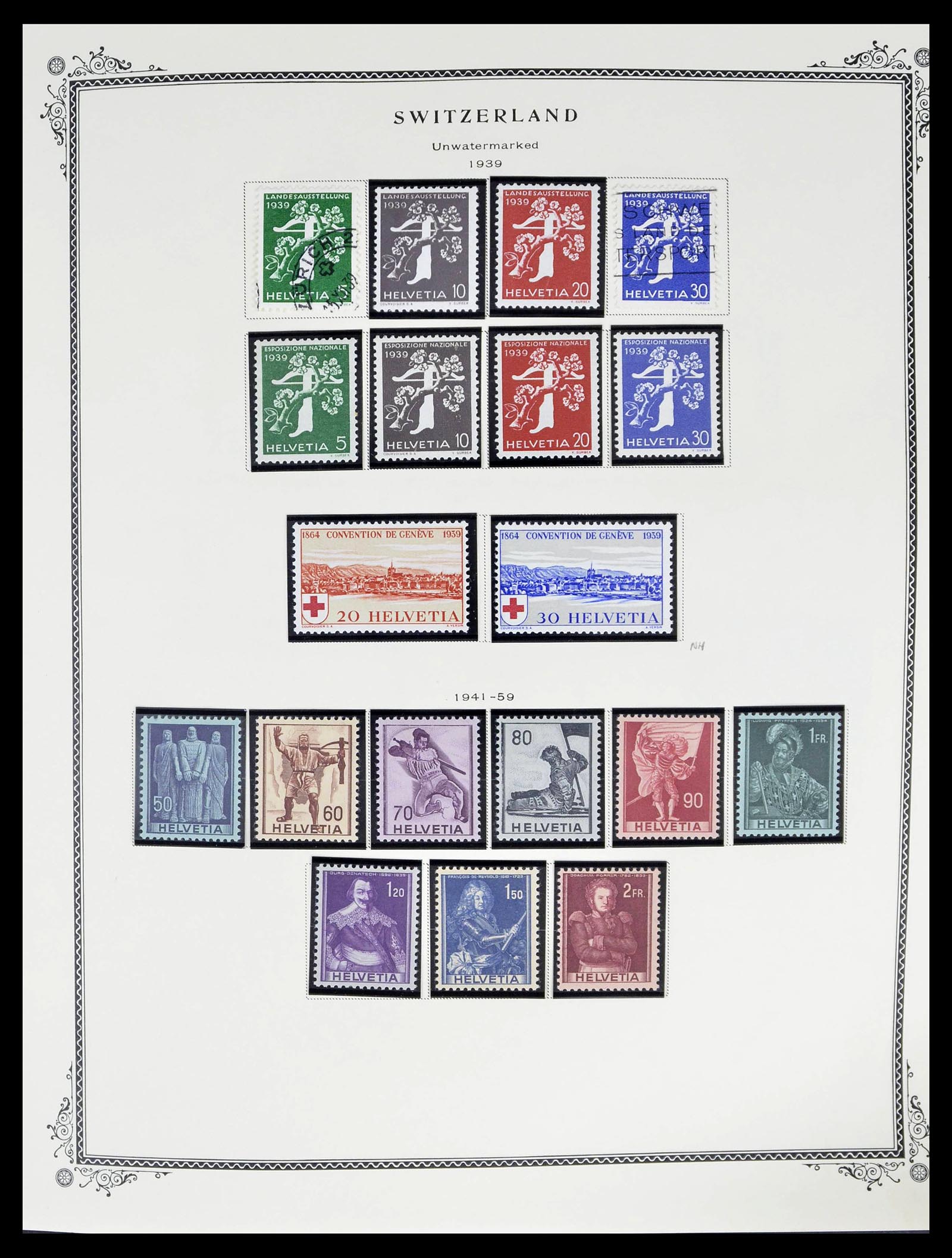 39178 0029 - Stamp collection 39178 Switzerland 1850-1989.