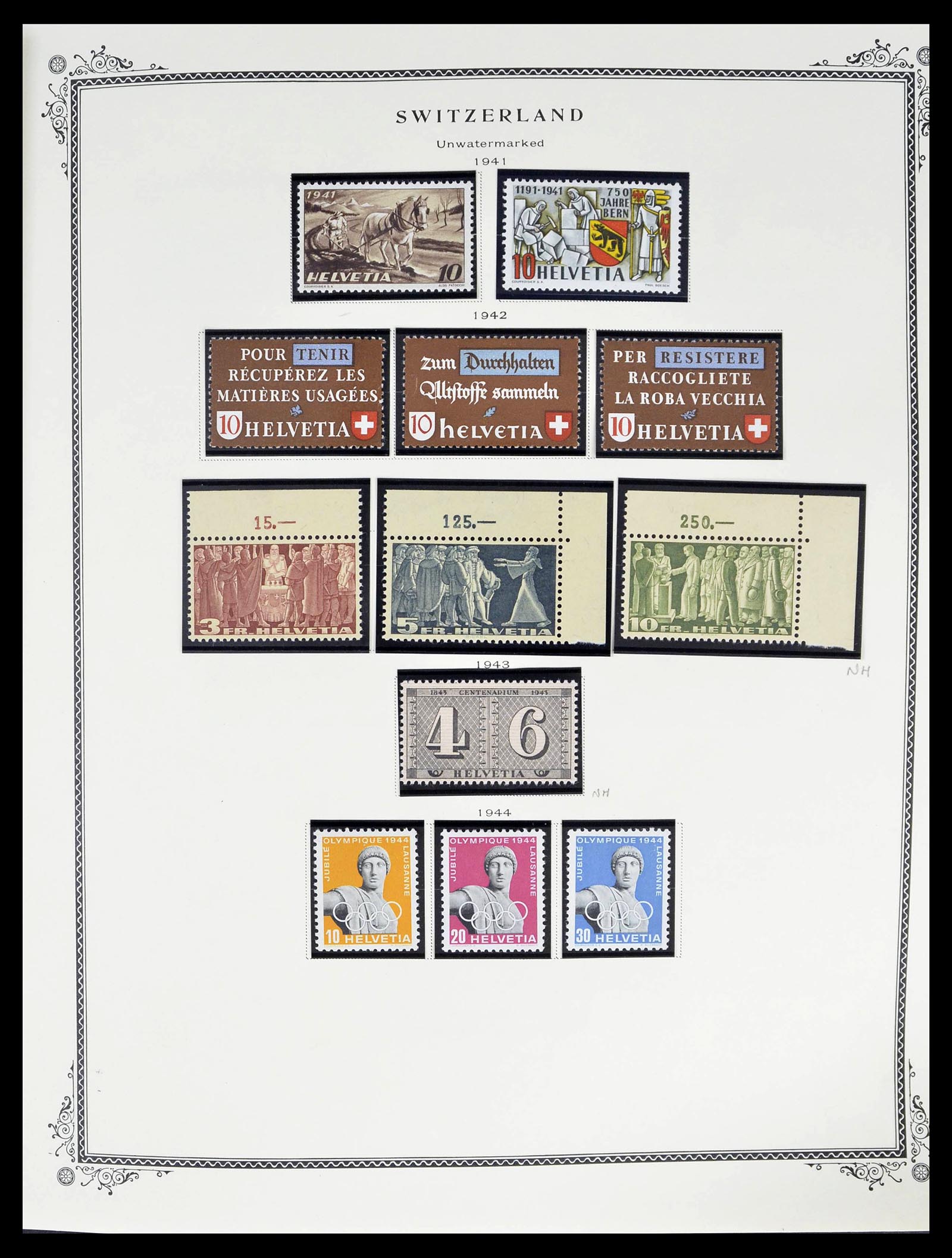 39178 0031 - Stamp collection 39178 Switzerland 1850-1989.