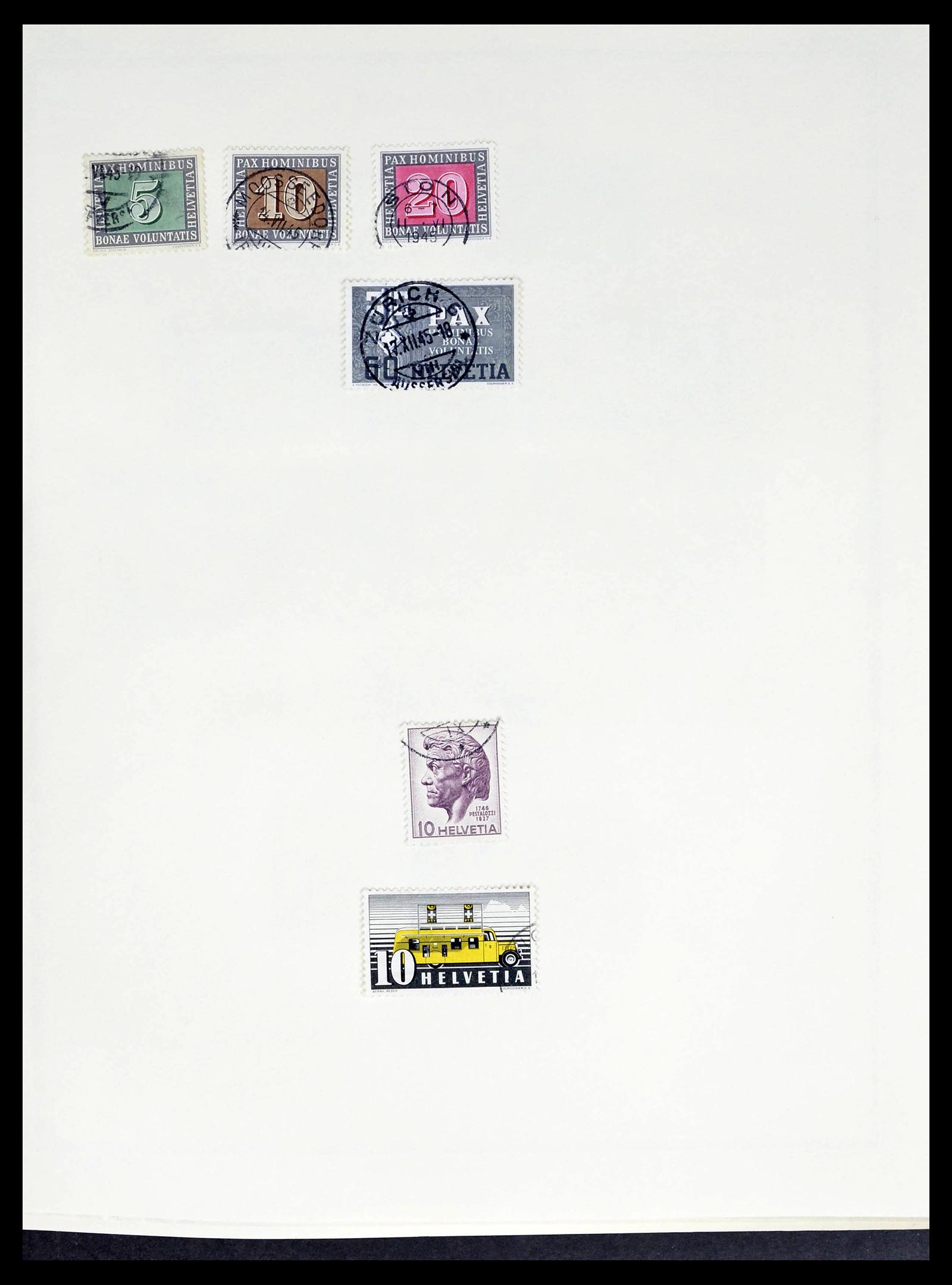 39178 0032 - Stamp collection 39178 Switzerland 1850-1989.
