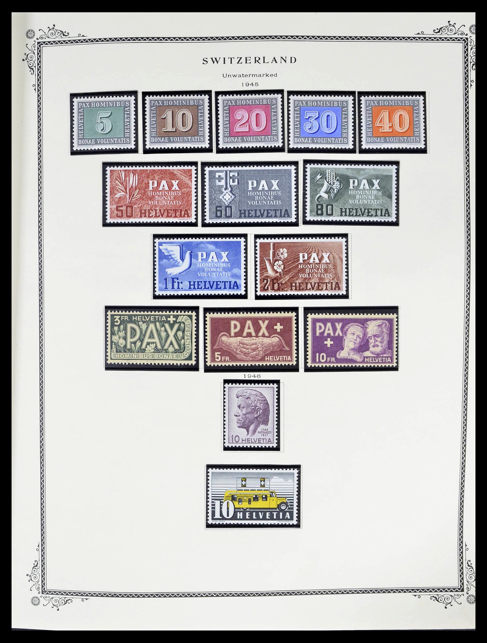 39178 0033 - Stamp collection 39178 Switzerland 1850-1989.