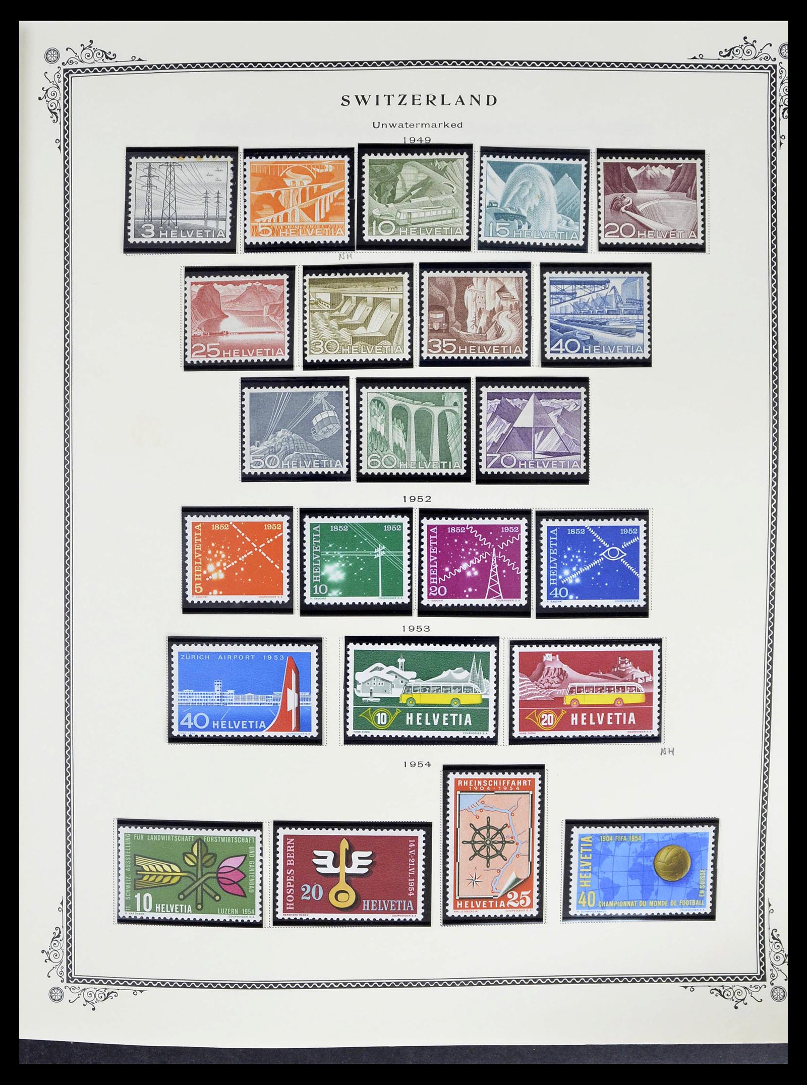 39178 0037 - Stamp collection 39178 Switzerland 1850-1989.