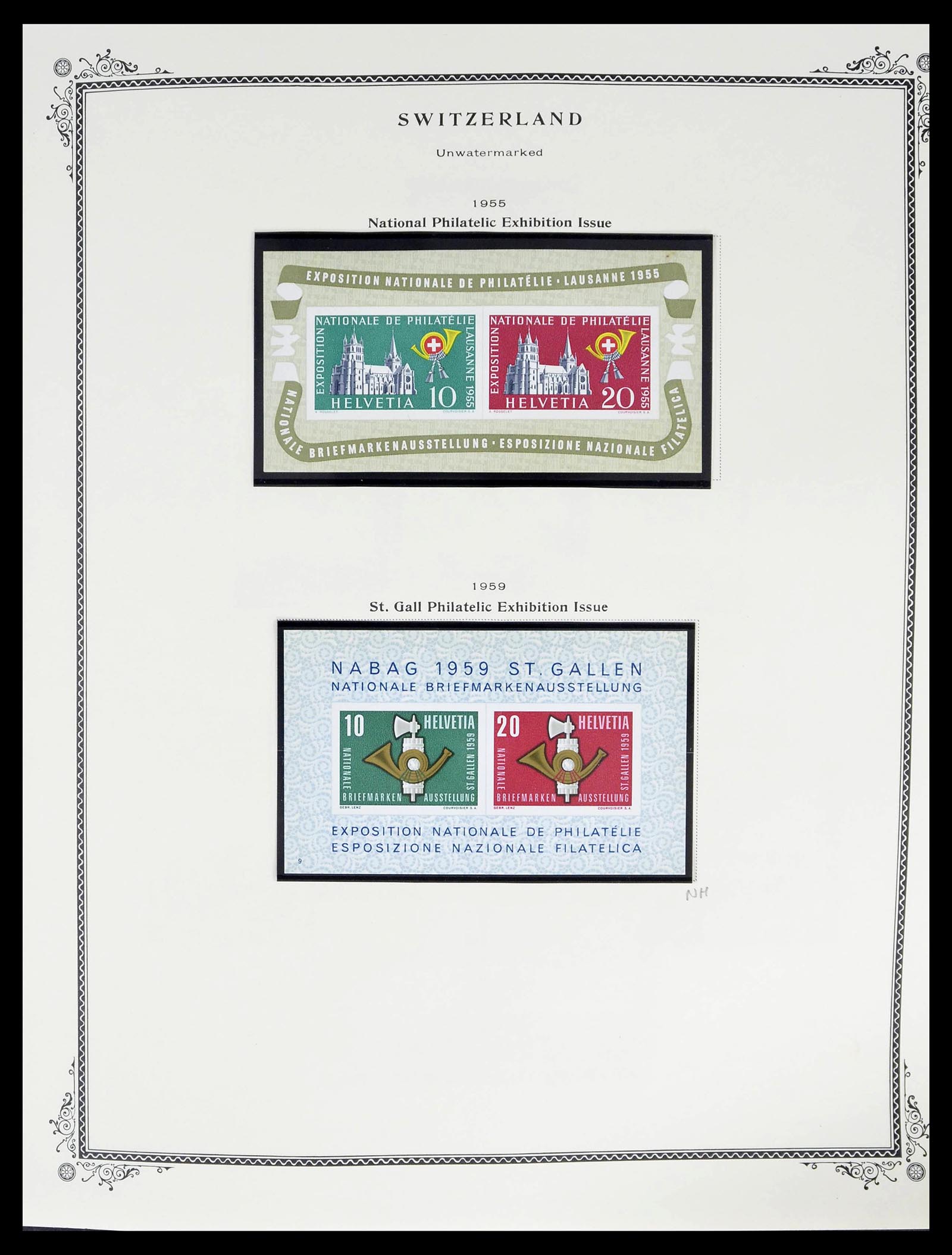 39178 0042 - Stamp collection 39178 Switzerland 1850-1989.