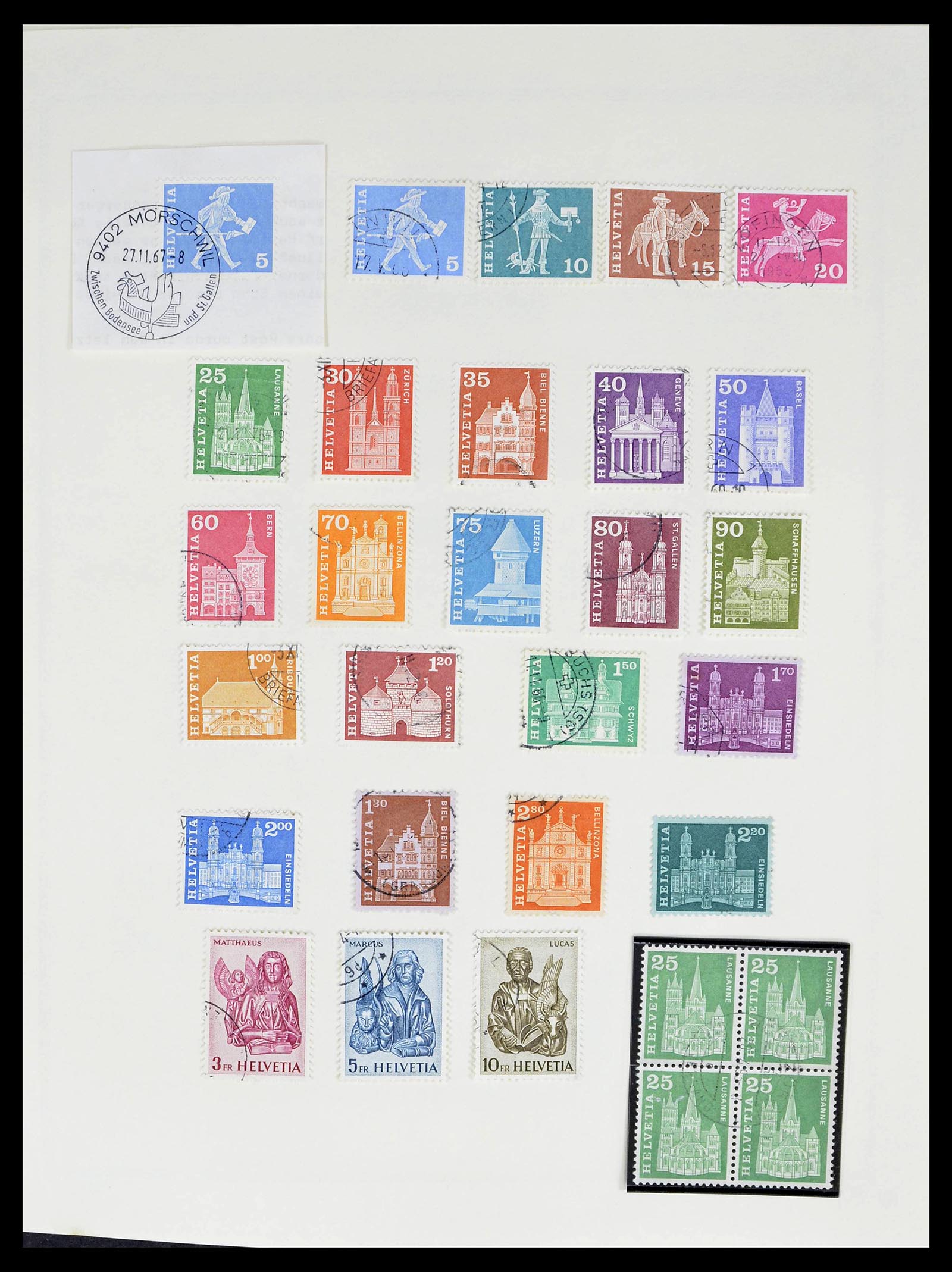 39178 0045 - Stamp collection 39178 Switzerland 1850-1989.