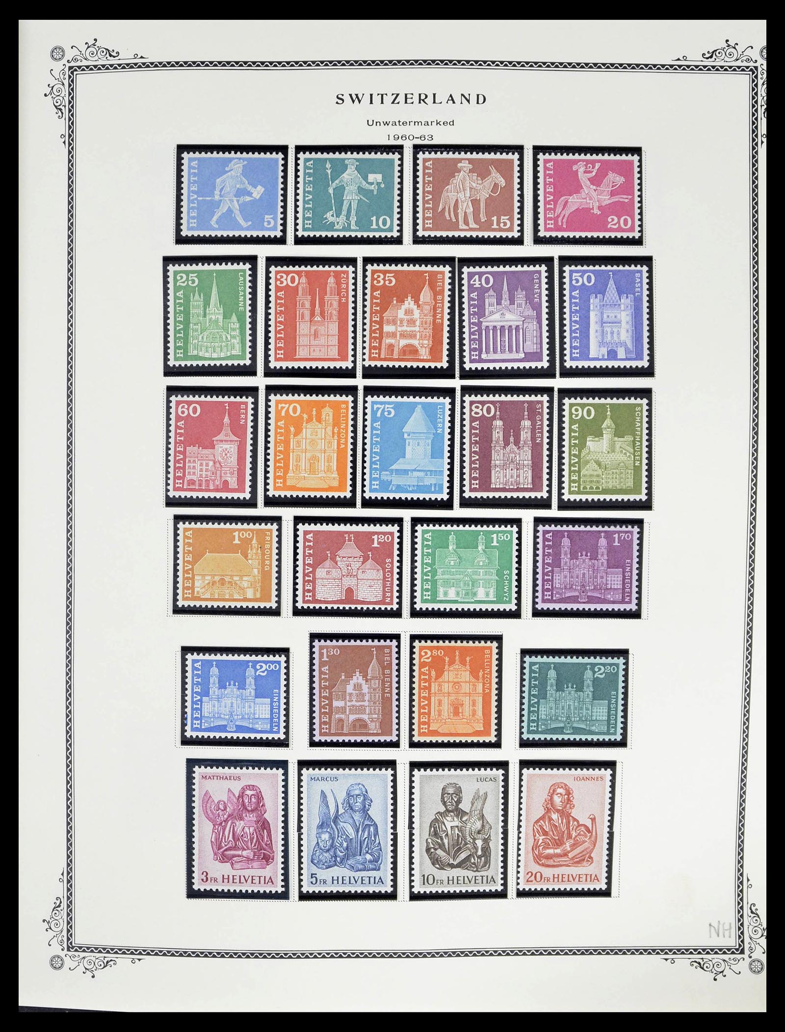 39178 0046 - Stamp collection 39178 Switzerland 1850-1989.