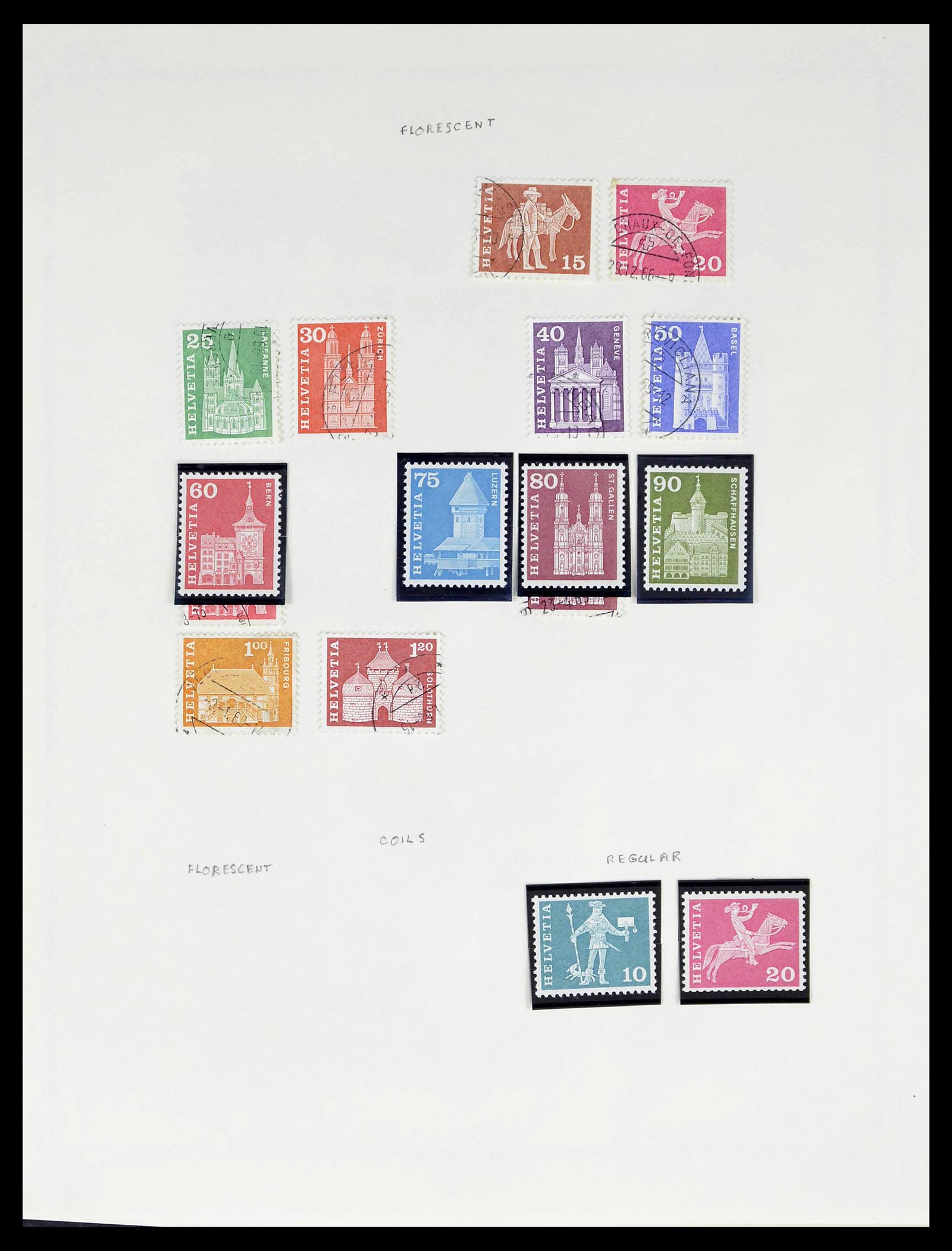 39178 0047 - Stamp collection 39178 Switzerland 1850-1989.