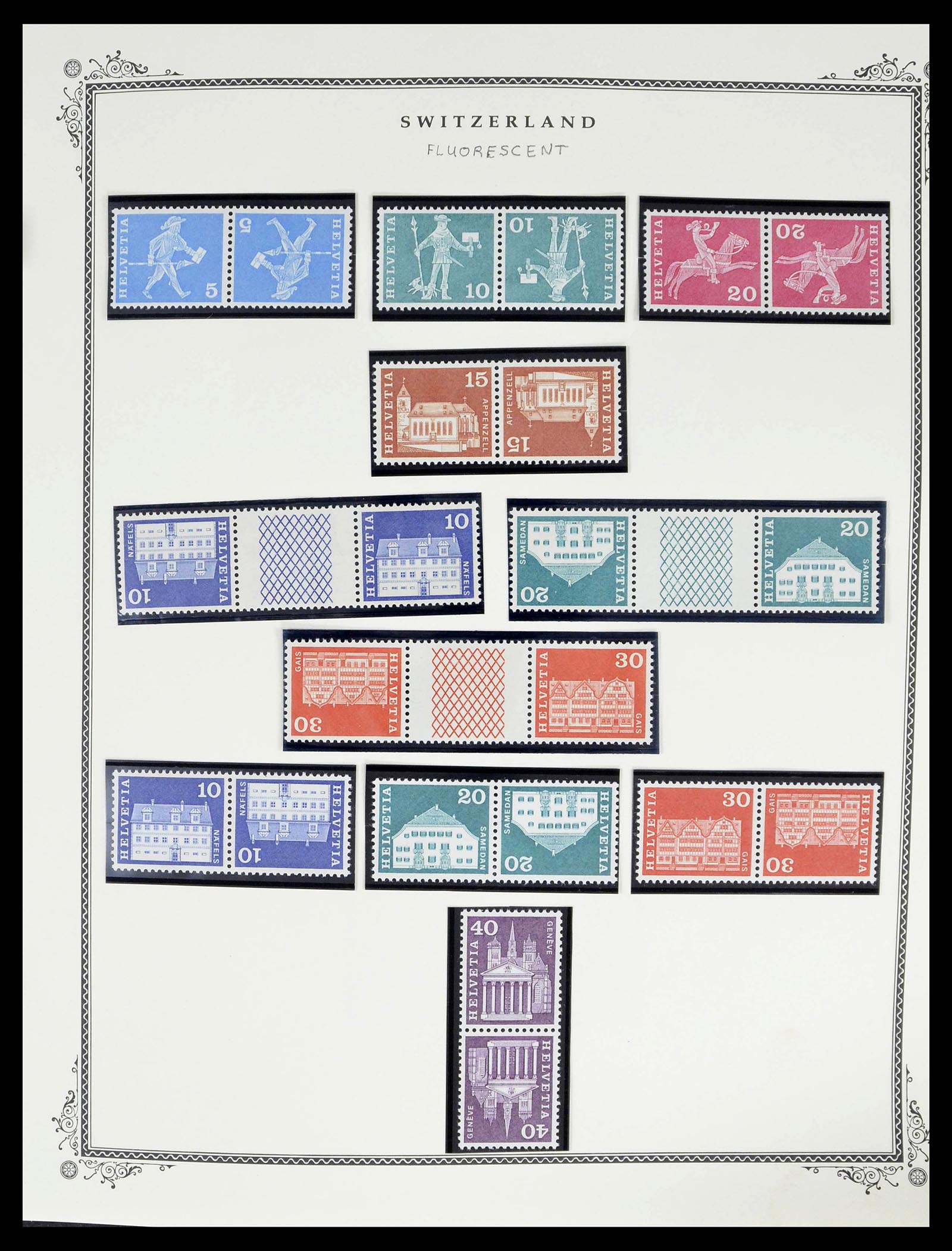 39178 0049 - Stamp collection 39178 Switzerland 1850-1989.