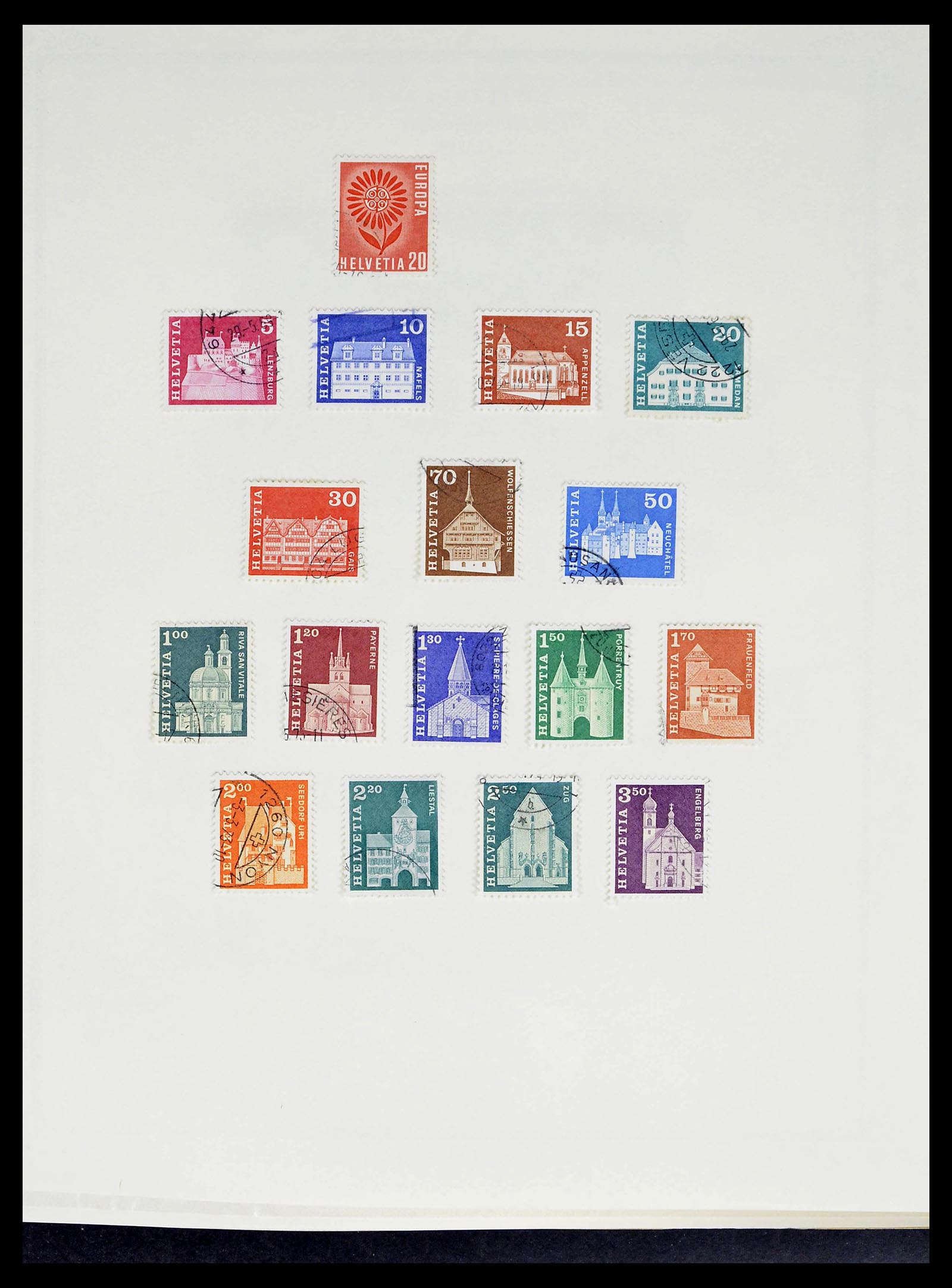 39178 0057 - Stamp collection 39178 Switzerland 1850-1989.