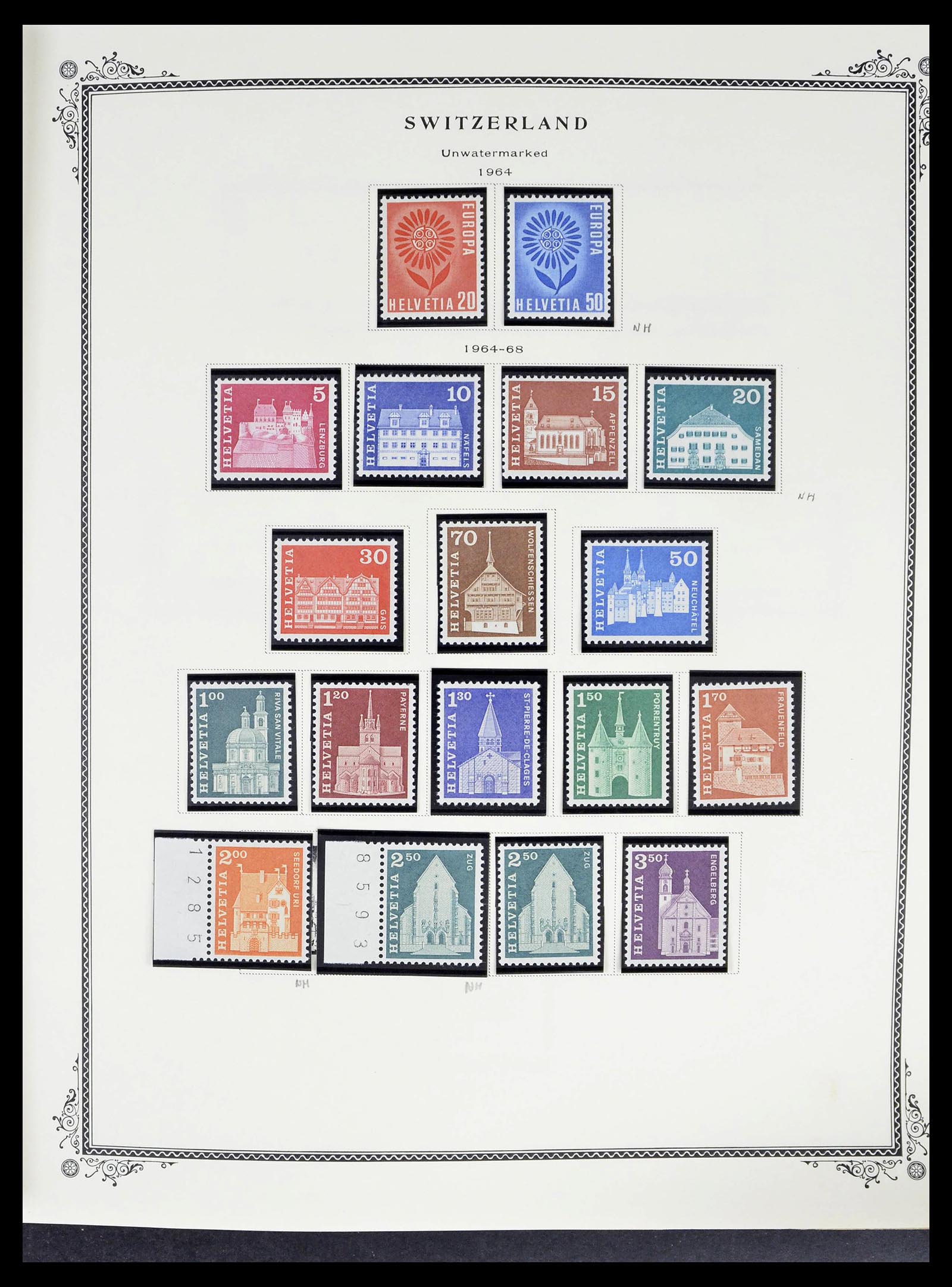 39178 0058 - Stamp collection 39178 Switzerland 1850-1989.