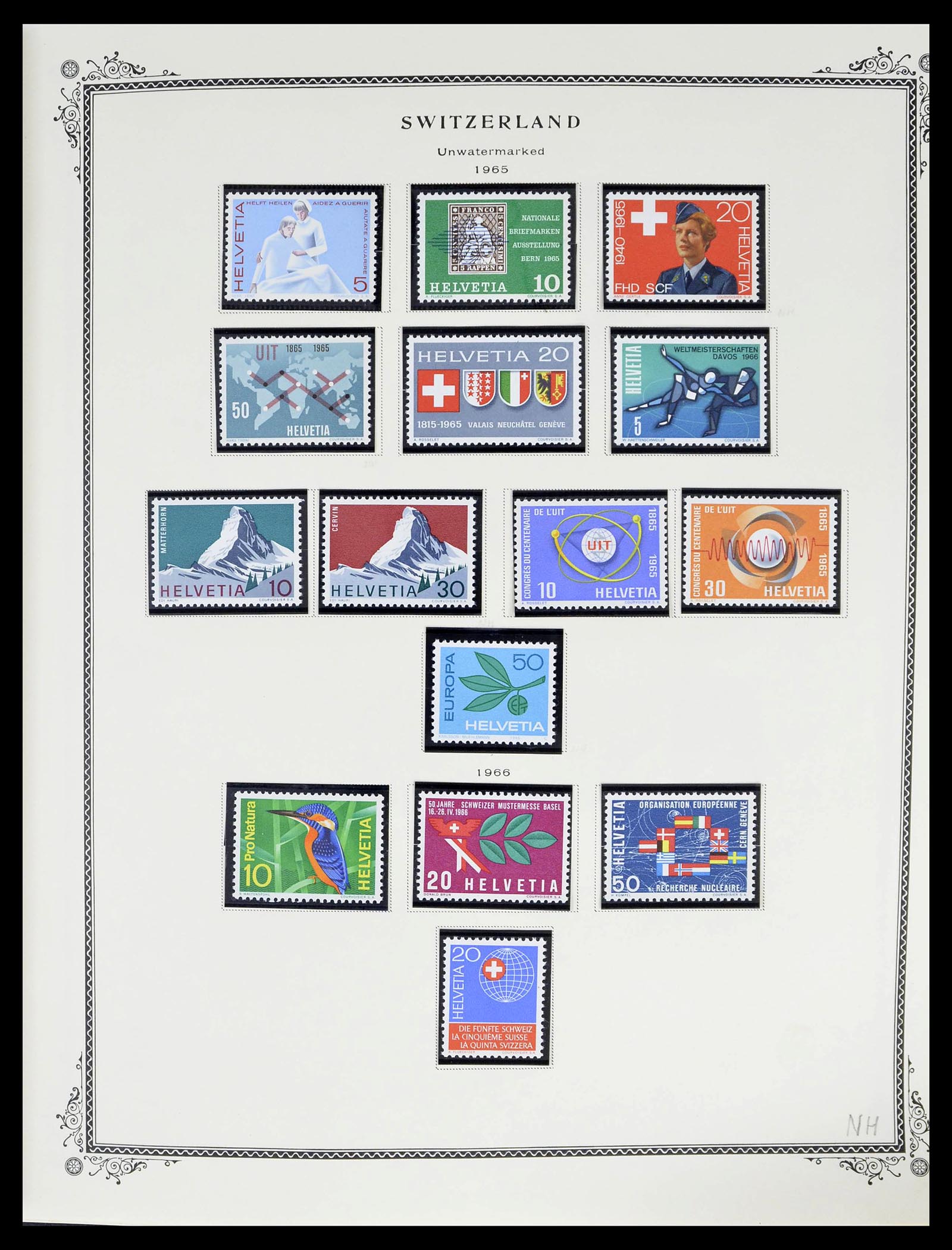 39178 0060 - Stamp collection 39178 Switzerland 1850-1989.