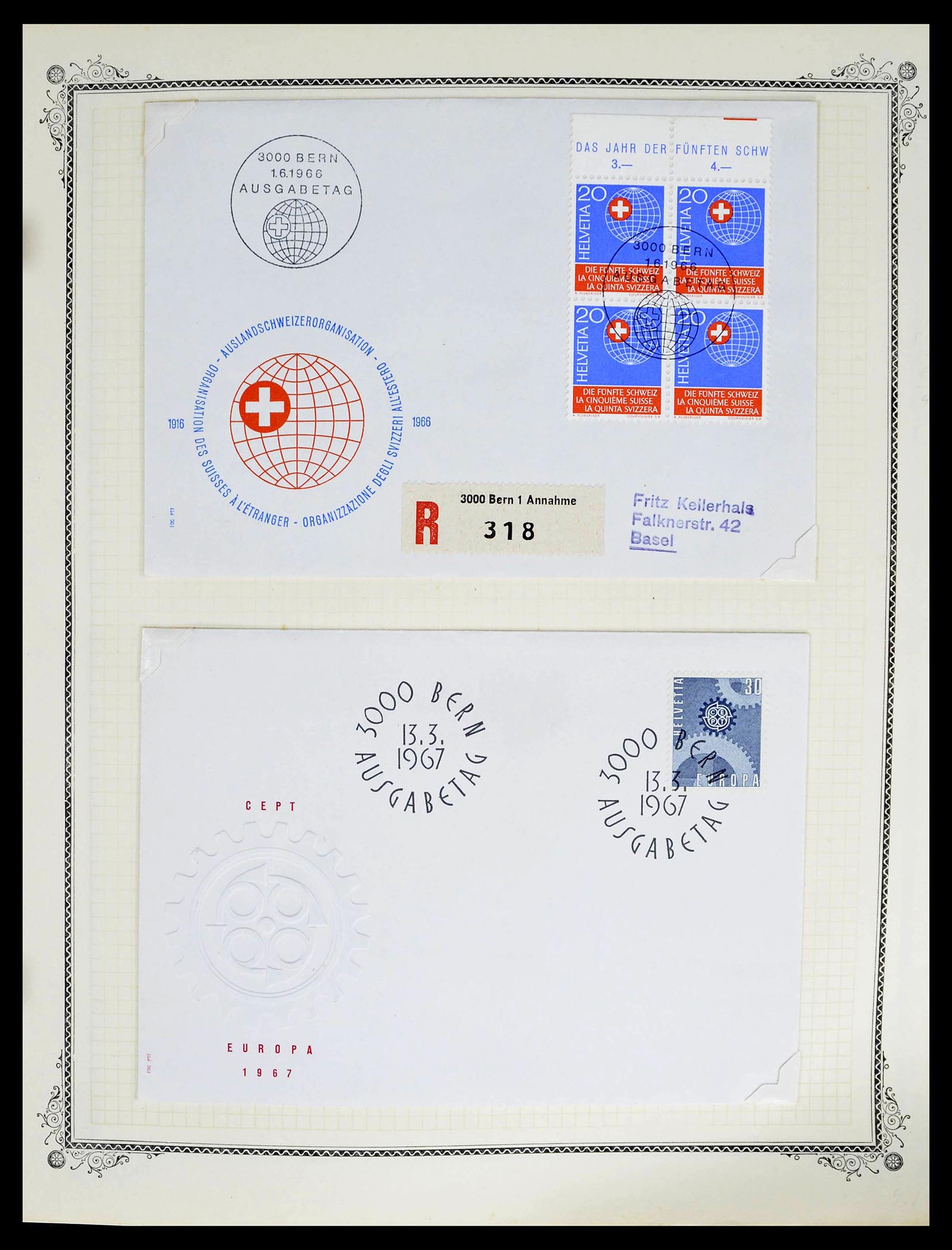 39178 0061 - Stamp collection 39178 Switzerland 1850-1989.