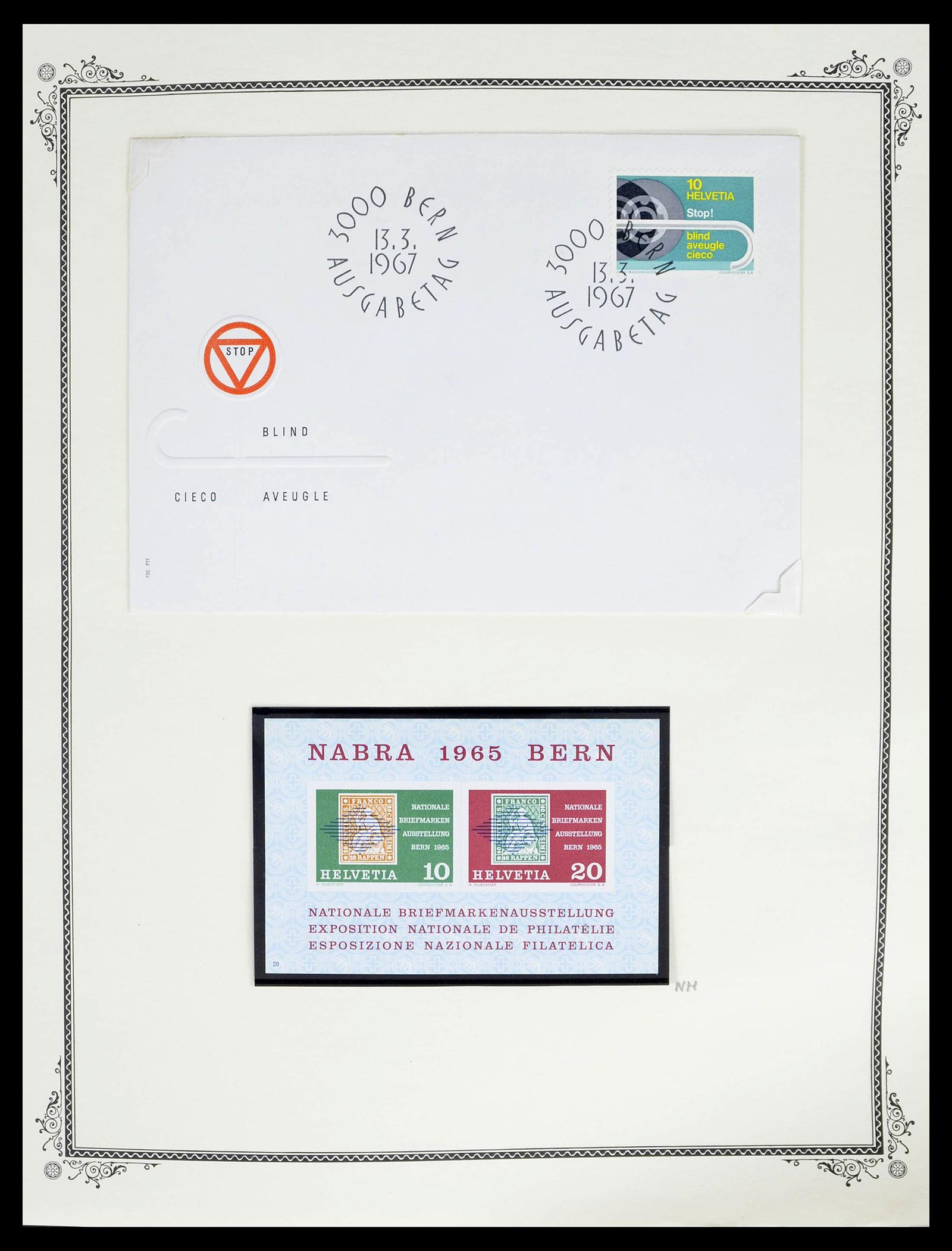 39178 0063 - Stamp collection 39178 Switzerland 1850-1989.