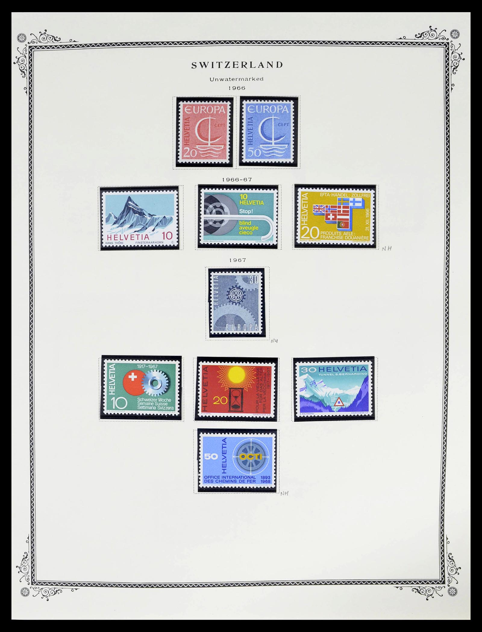 39178 0065 - Stamp collection 39178 Switzerland 1850-1989.