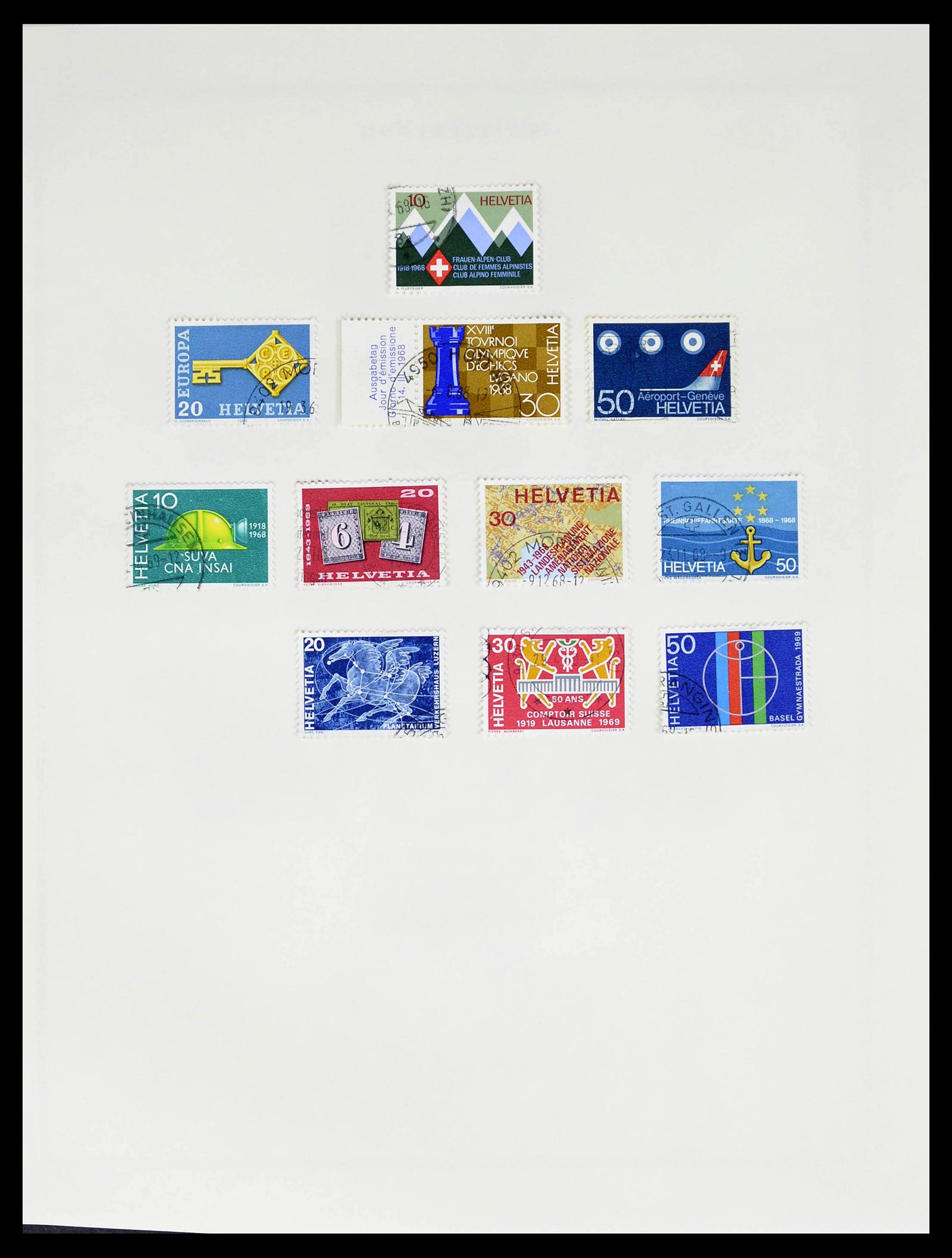 39178 0066 - Stamp collection 39178 Switzerland 1850-1989.