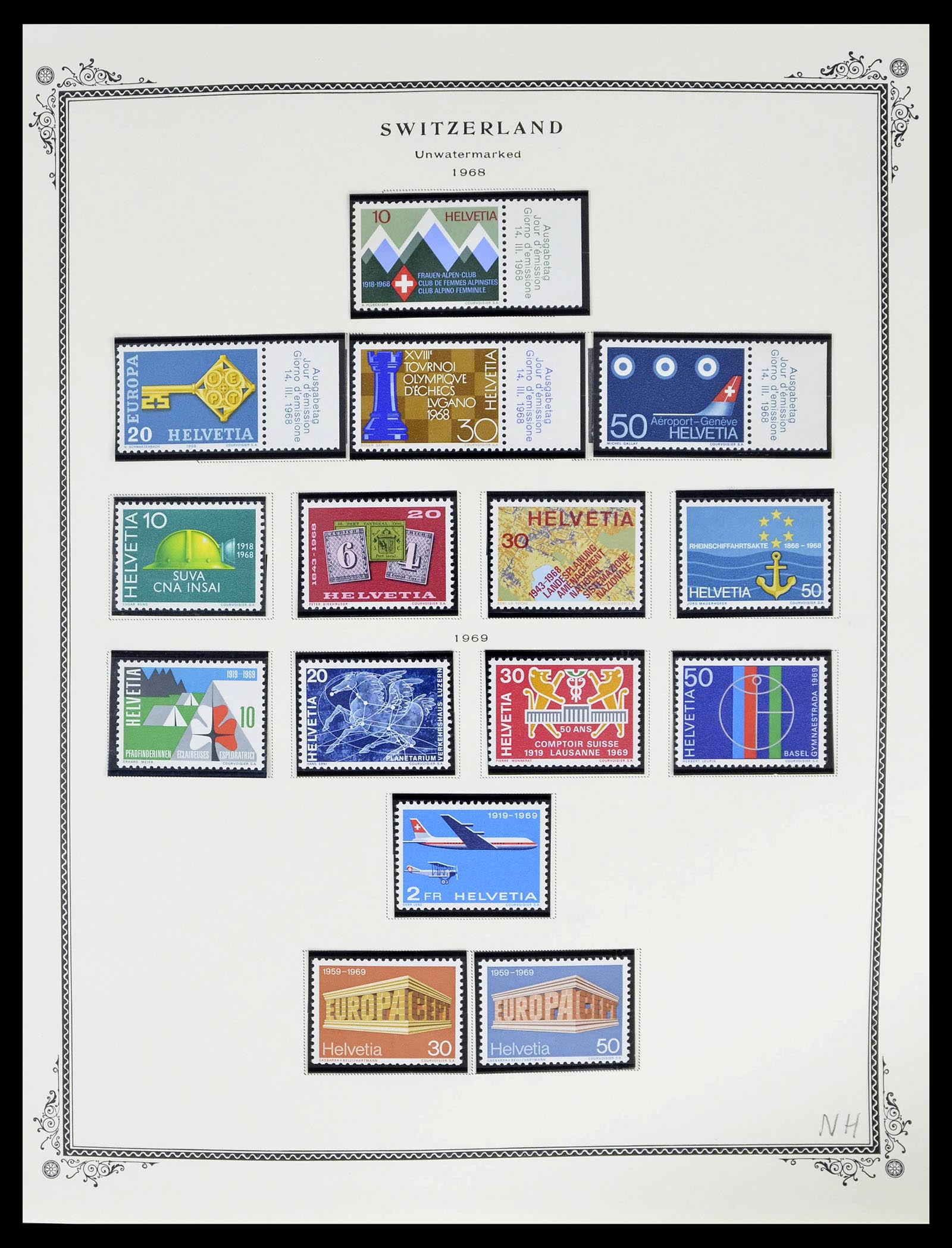 39178 0067 - Stamp collection 39178 Switzerland 1850-1989.