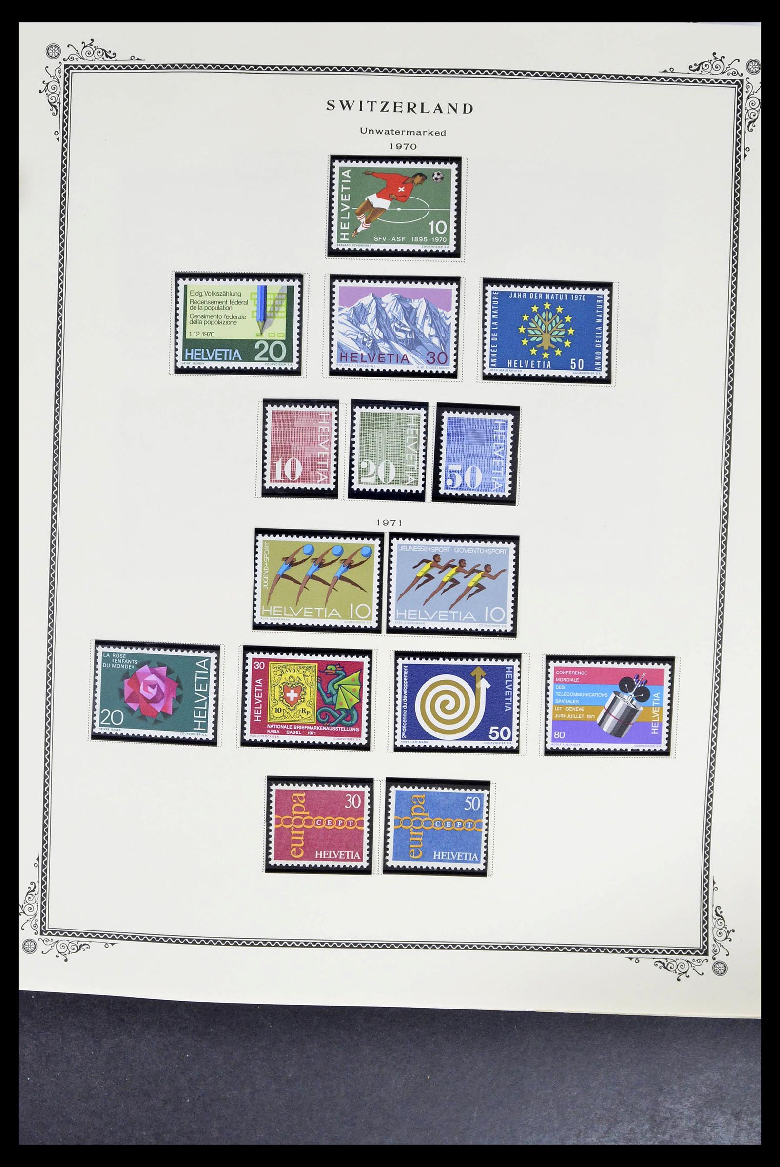 39178 0071 - Stamp collection 39178 Switzerland 1850-1989.