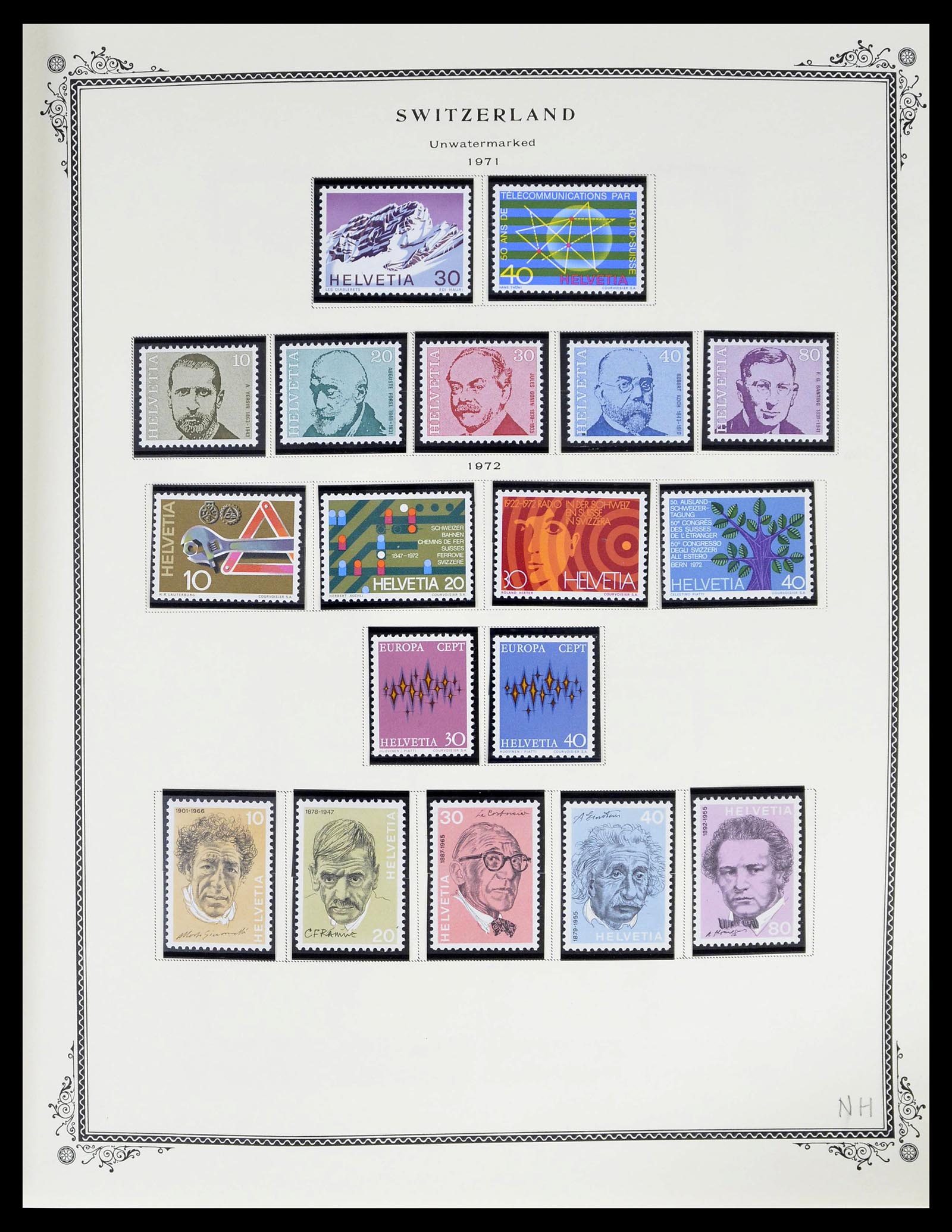 39178 0076 - Stamp collection 39178 Switzerland 1850-1989.