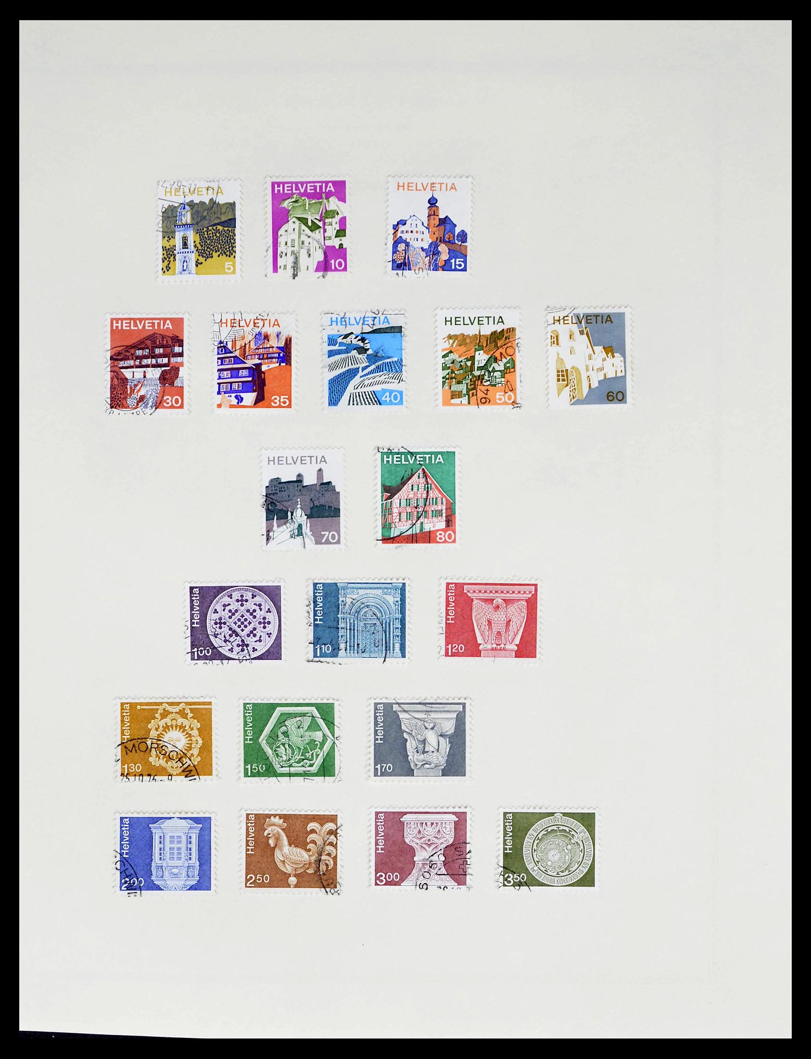 39178 0077 - Stamp collection 39178 Switzerland 1850-1989.