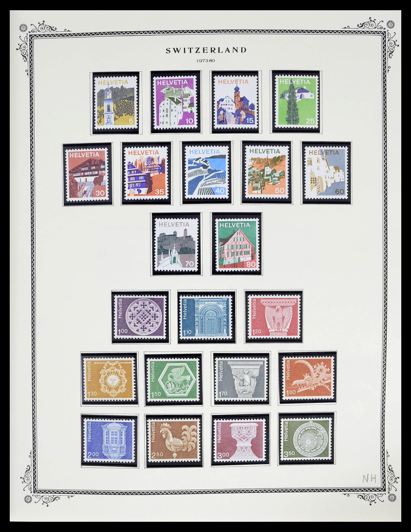 39178 0078 - Stamp collection 39178 Switzerland 1850-1989.
