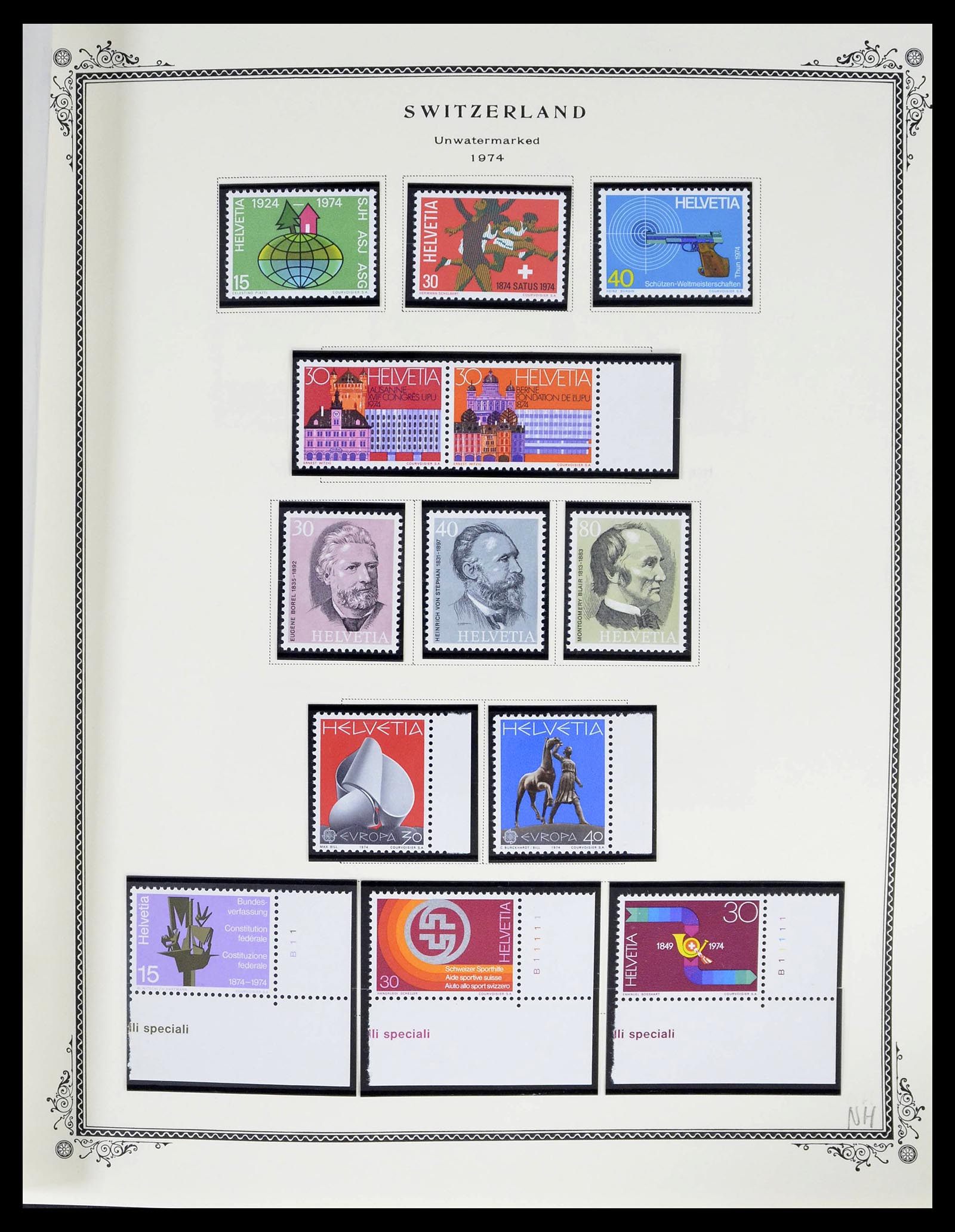 39178 0083 - Stamp collection 39178 Switzerland 1850-1989.