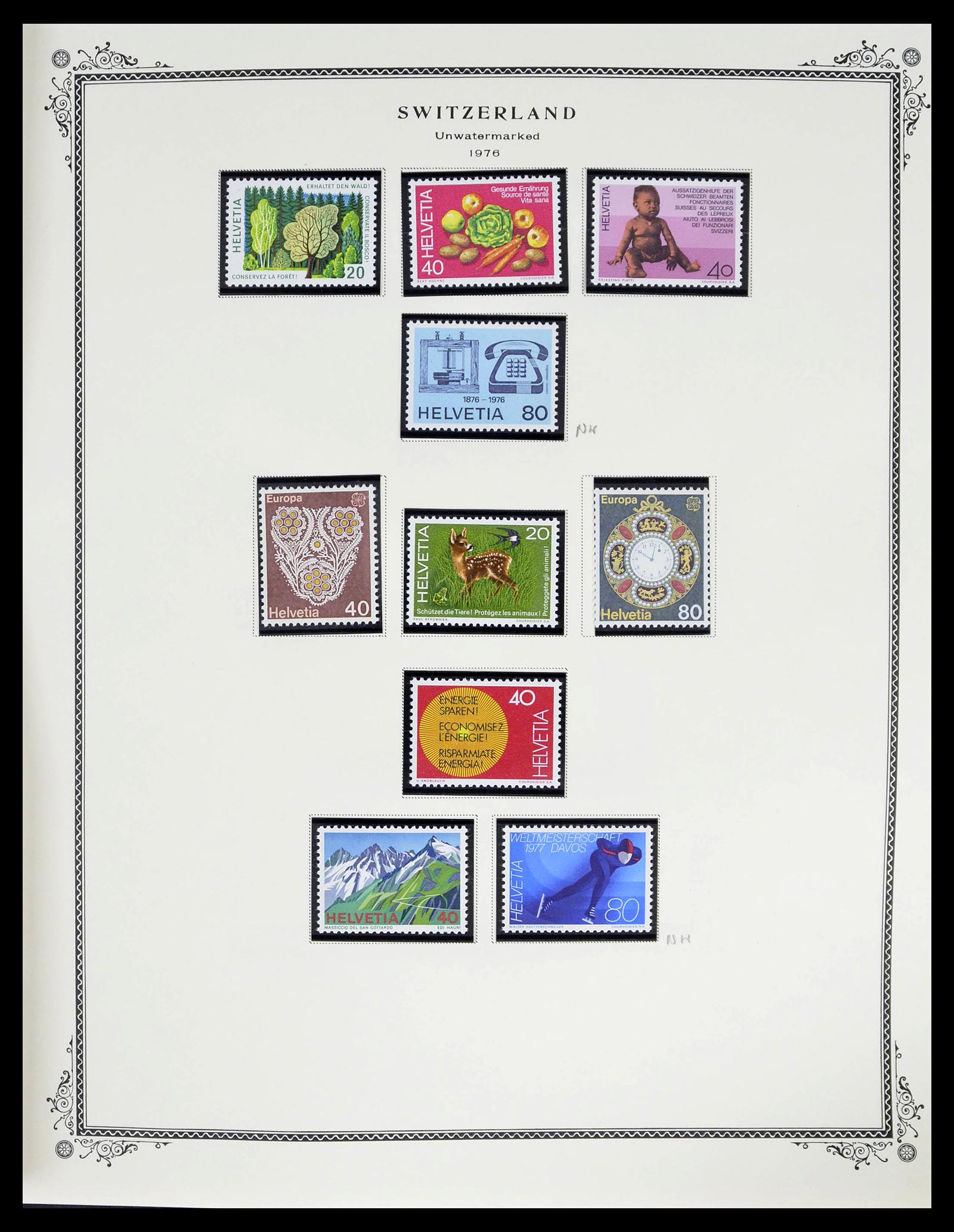 39178 0087 - Stamp collection 39178 Switzerland 1850-1989.