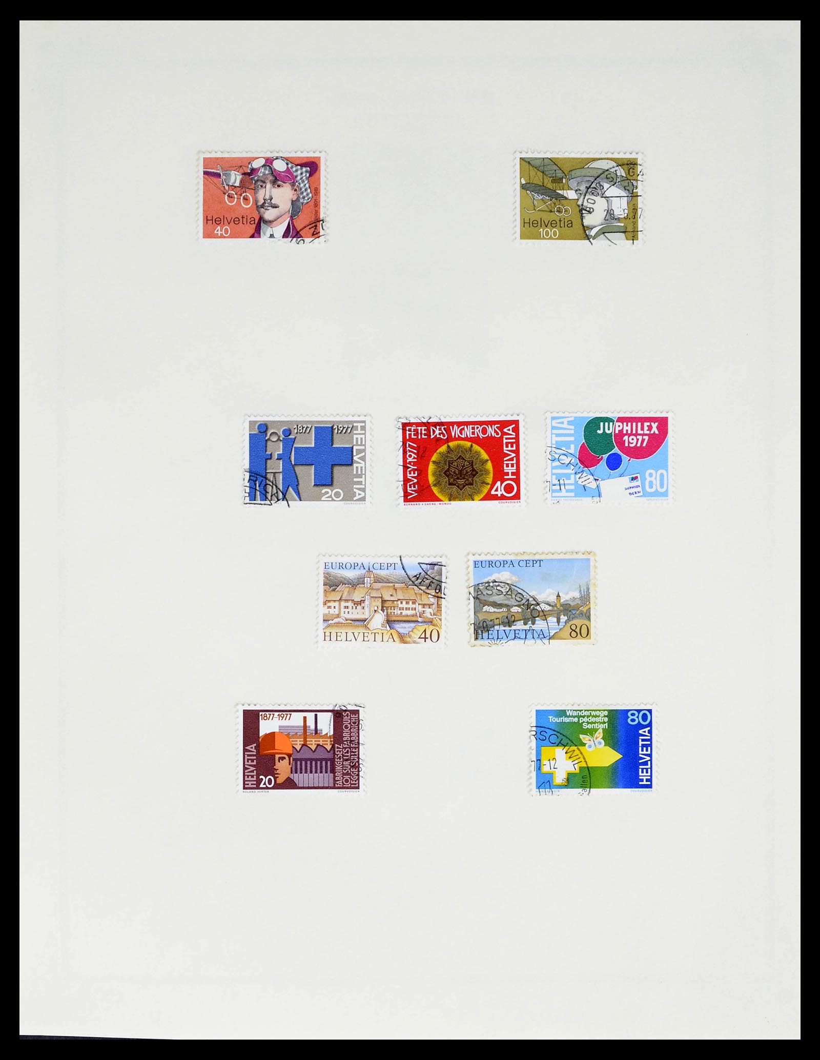 39178 0088 - Stamp collection 39178 Switzerland 1850-1989.